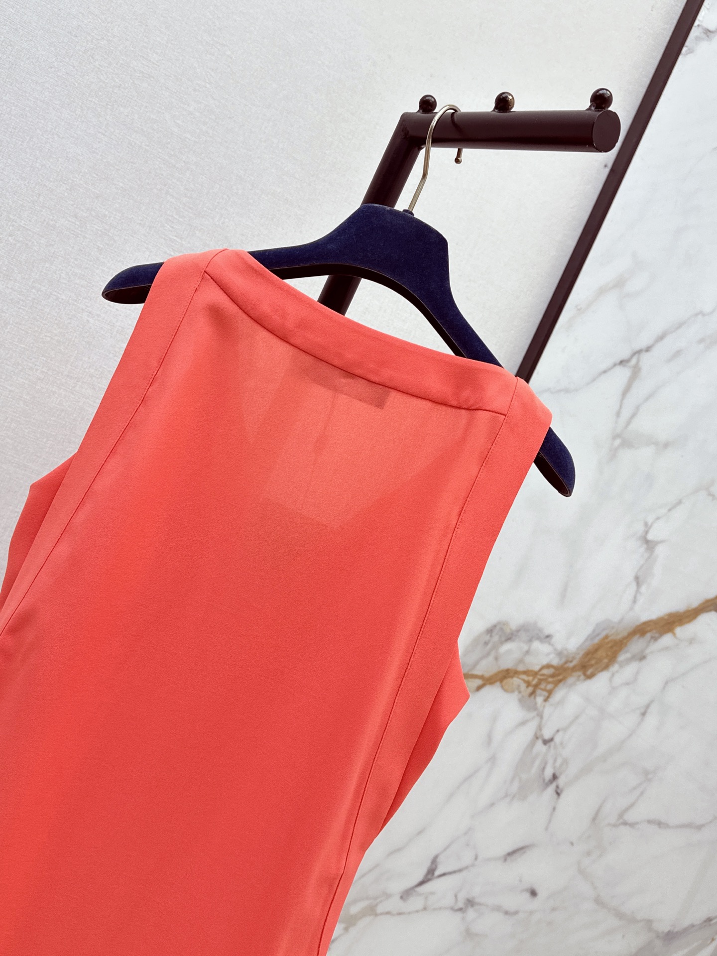 Loui 26ss pleated vest dress
