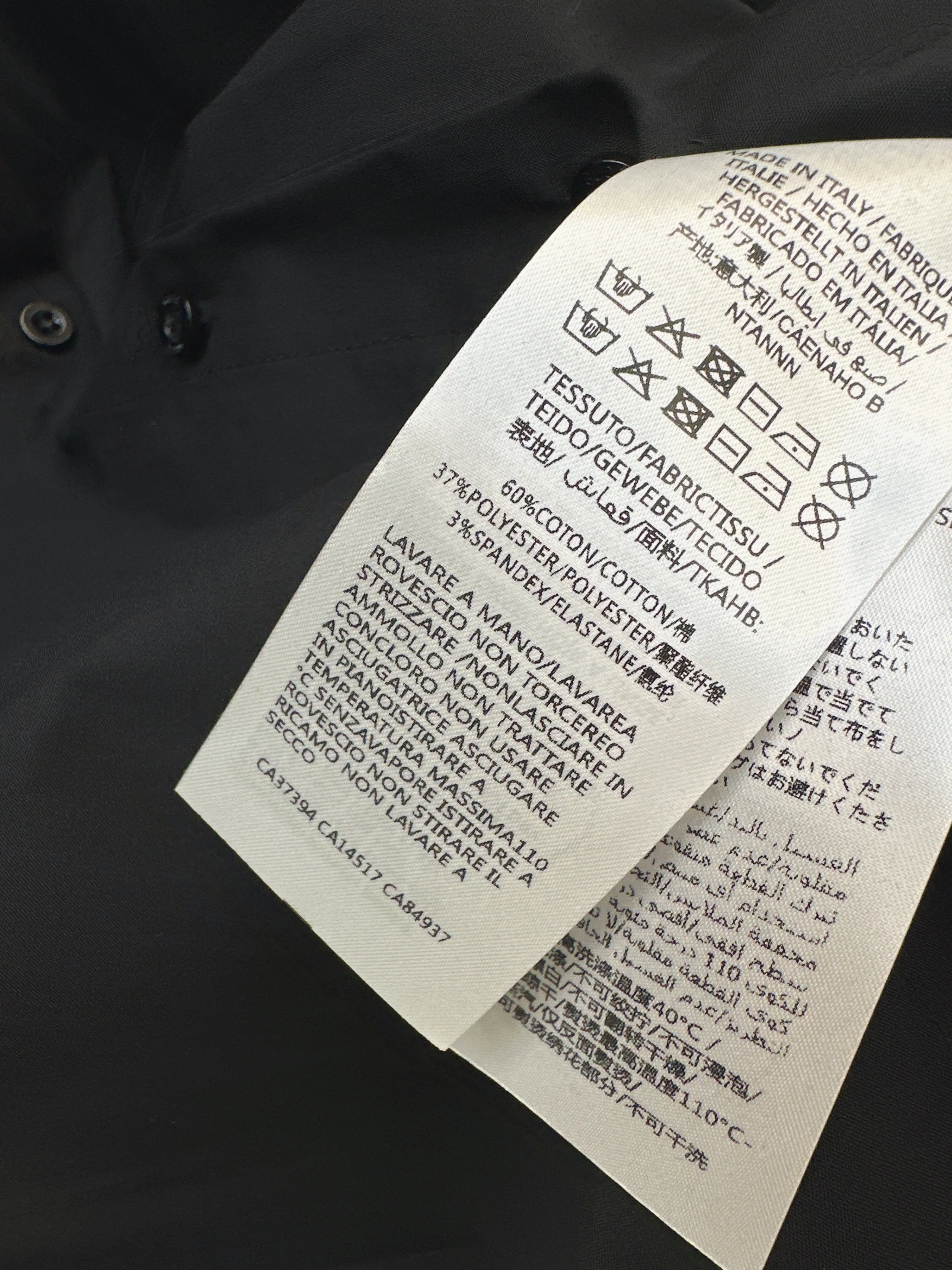 Gucc 26ss embroidery shirts