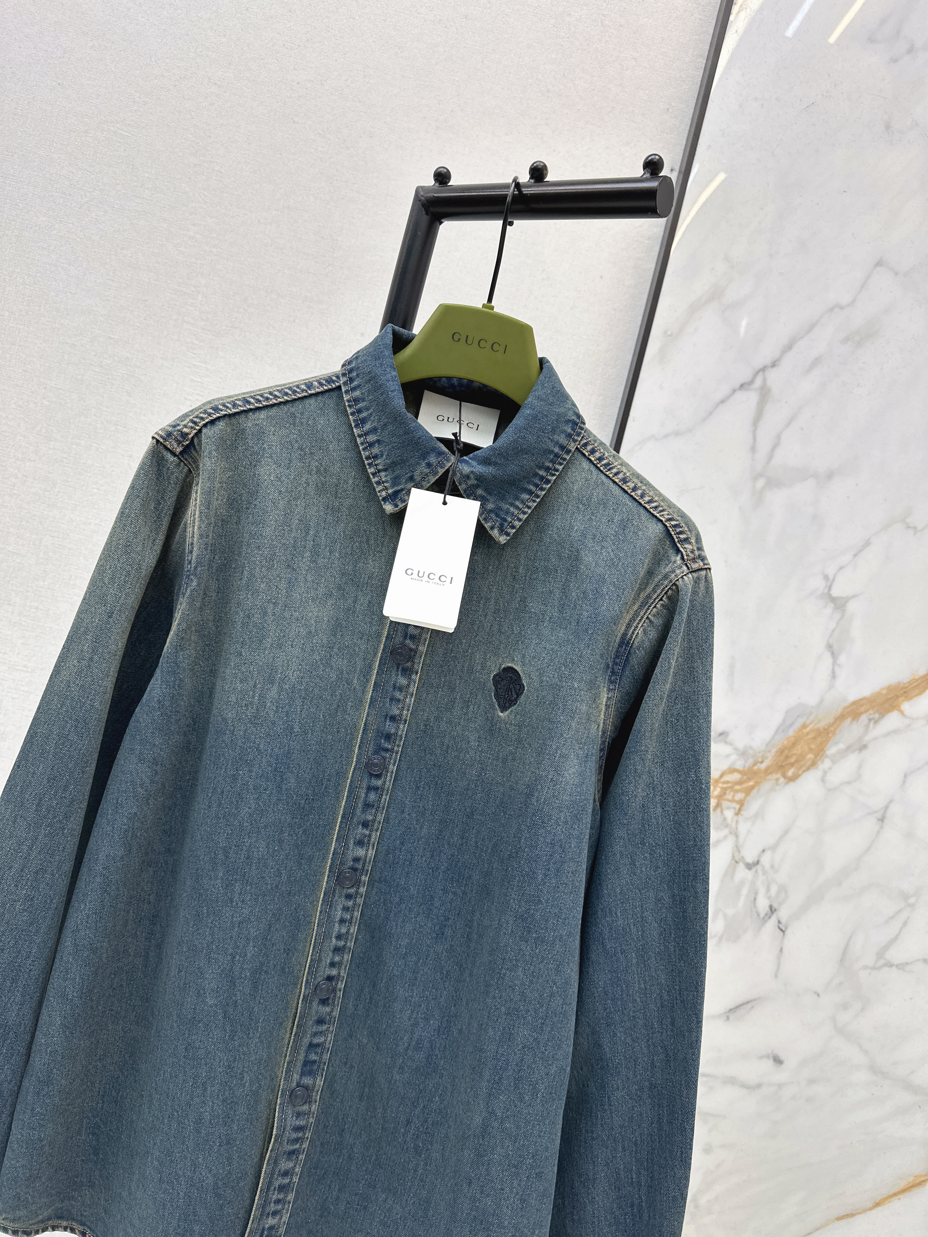 Guc 26ss denim shirt