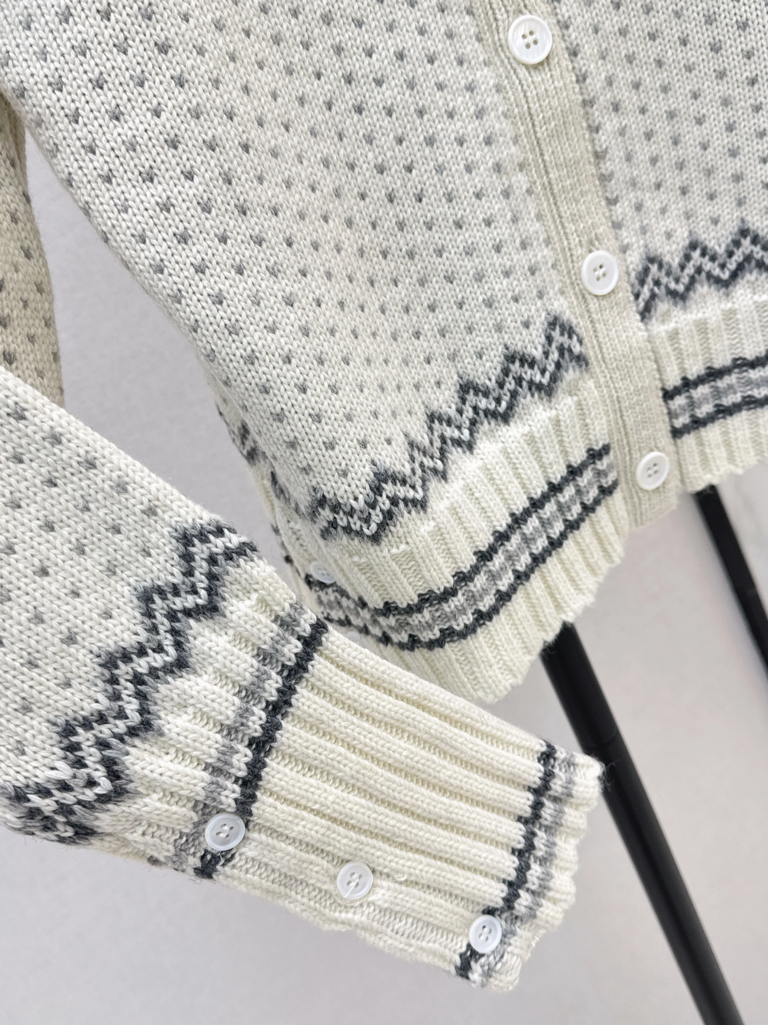 Thom 26ss fair isle cardigan