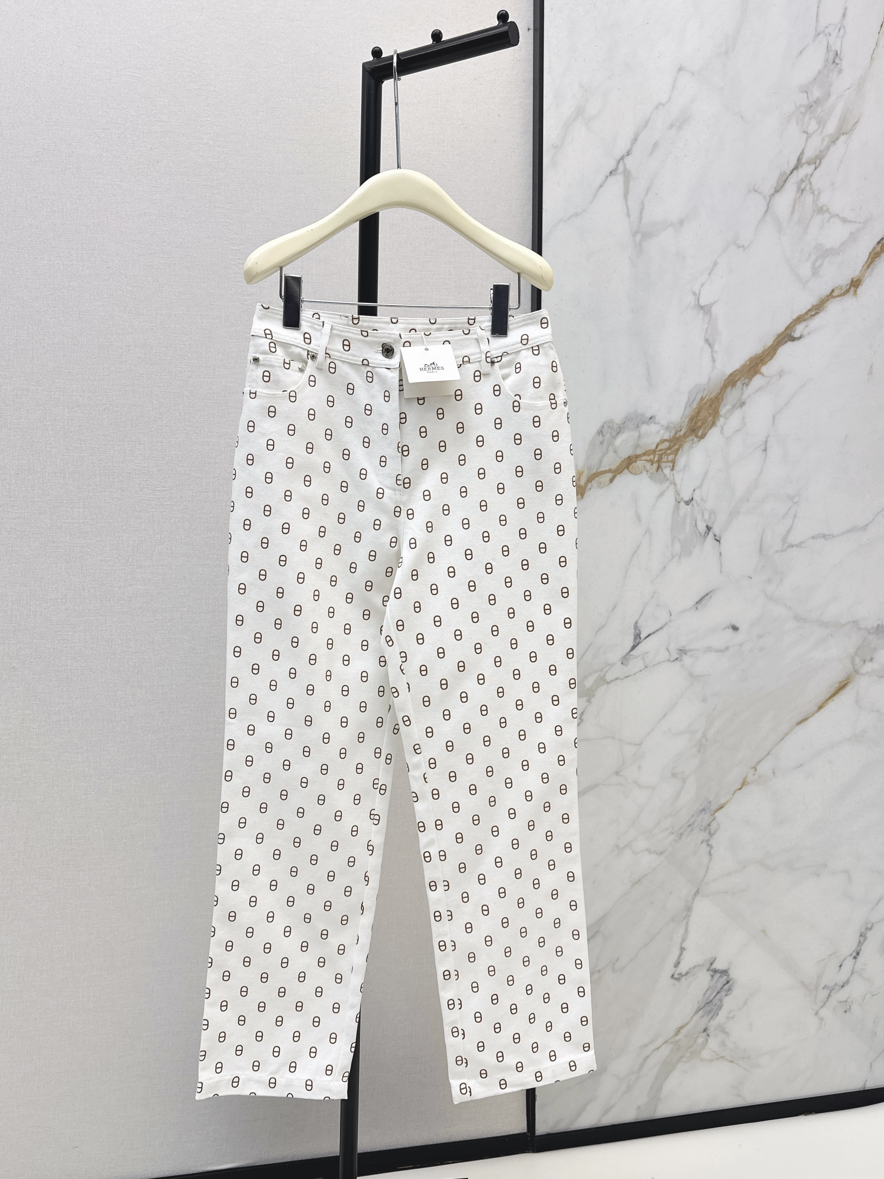 Herm 26ss print jeans