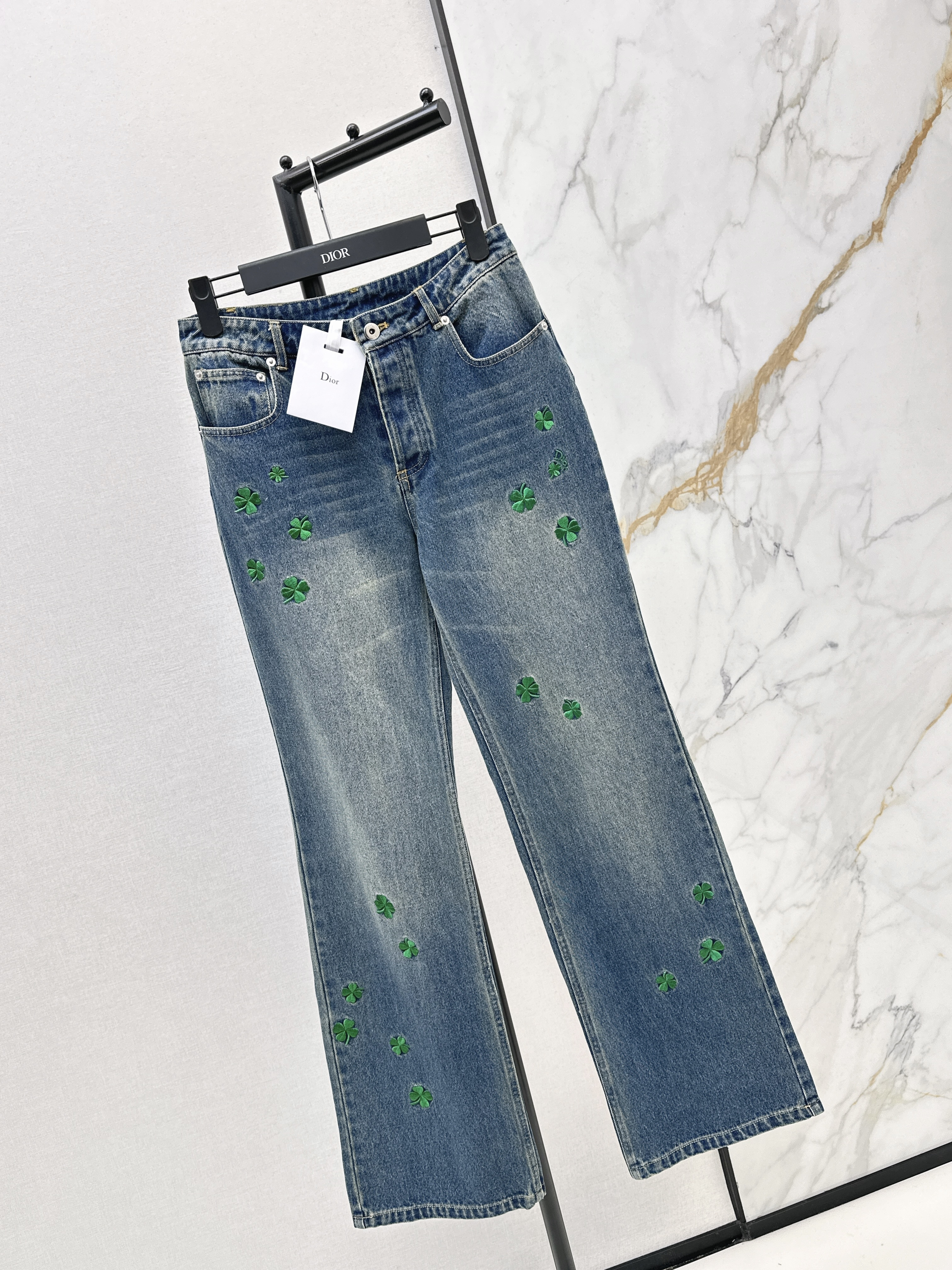 CD 26ss embroidery jeans