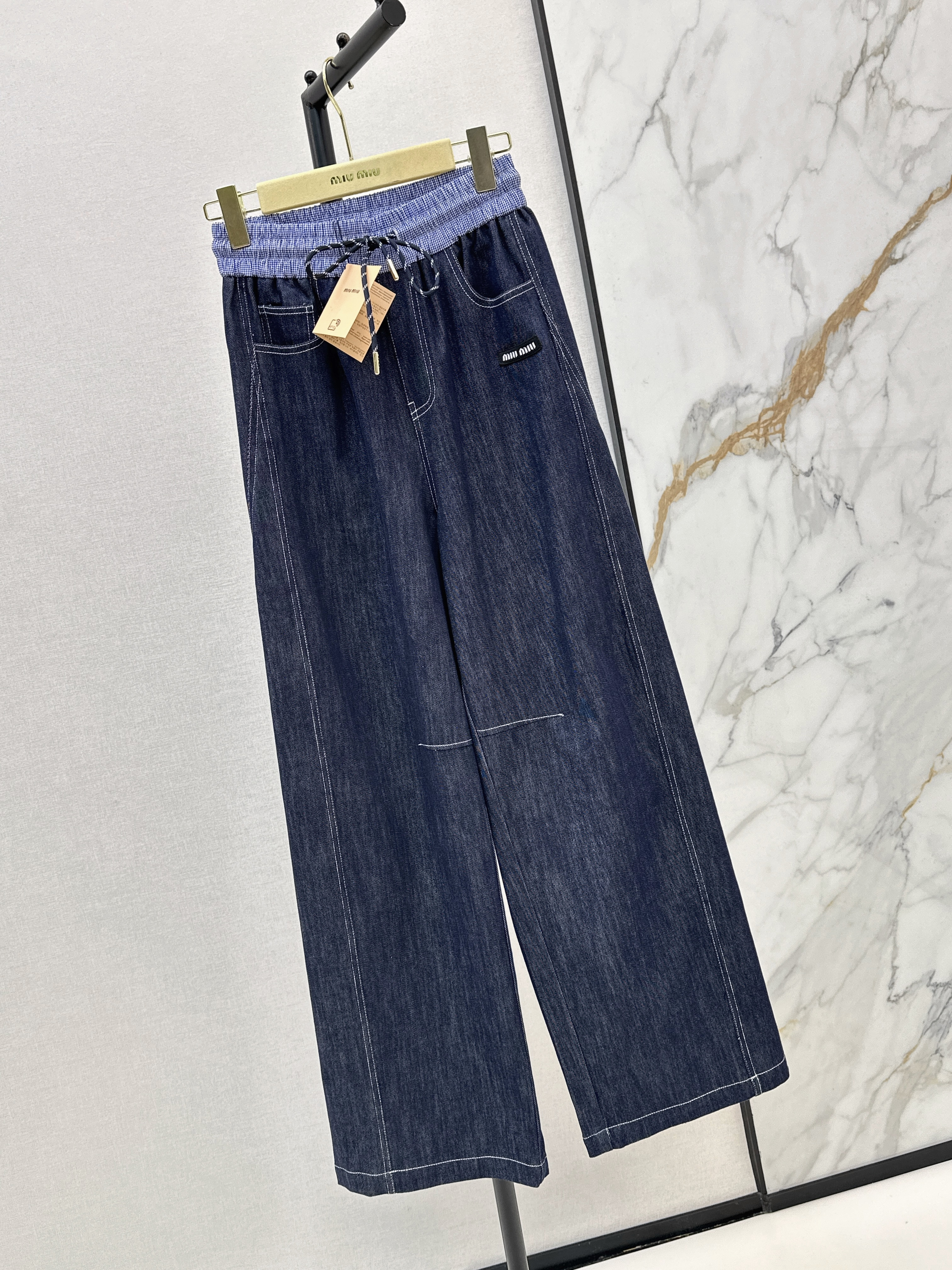 Miu 26ss denim pants