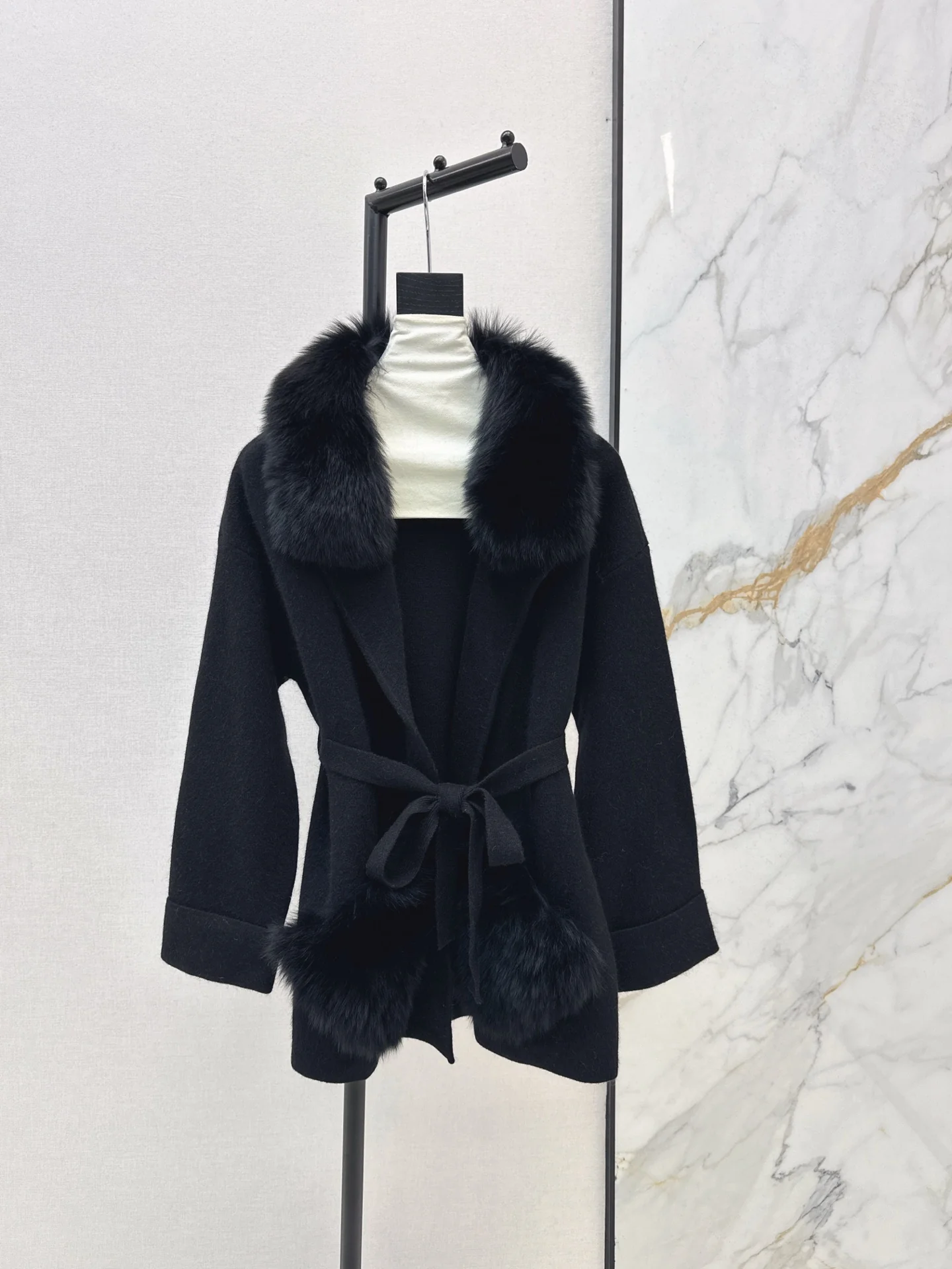 Fend 25fw knit wrap coats