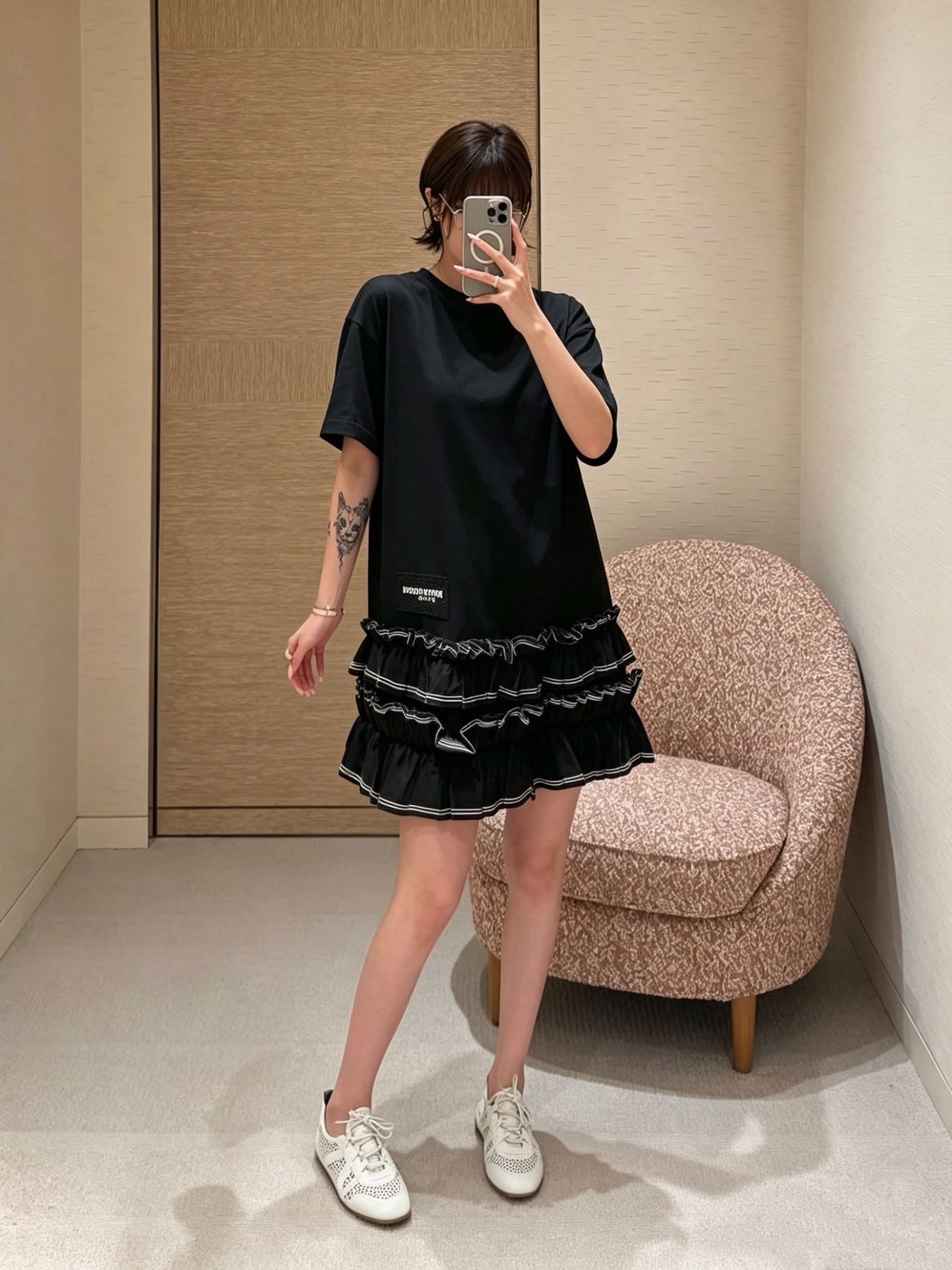 Loui 26ss ruffle dress