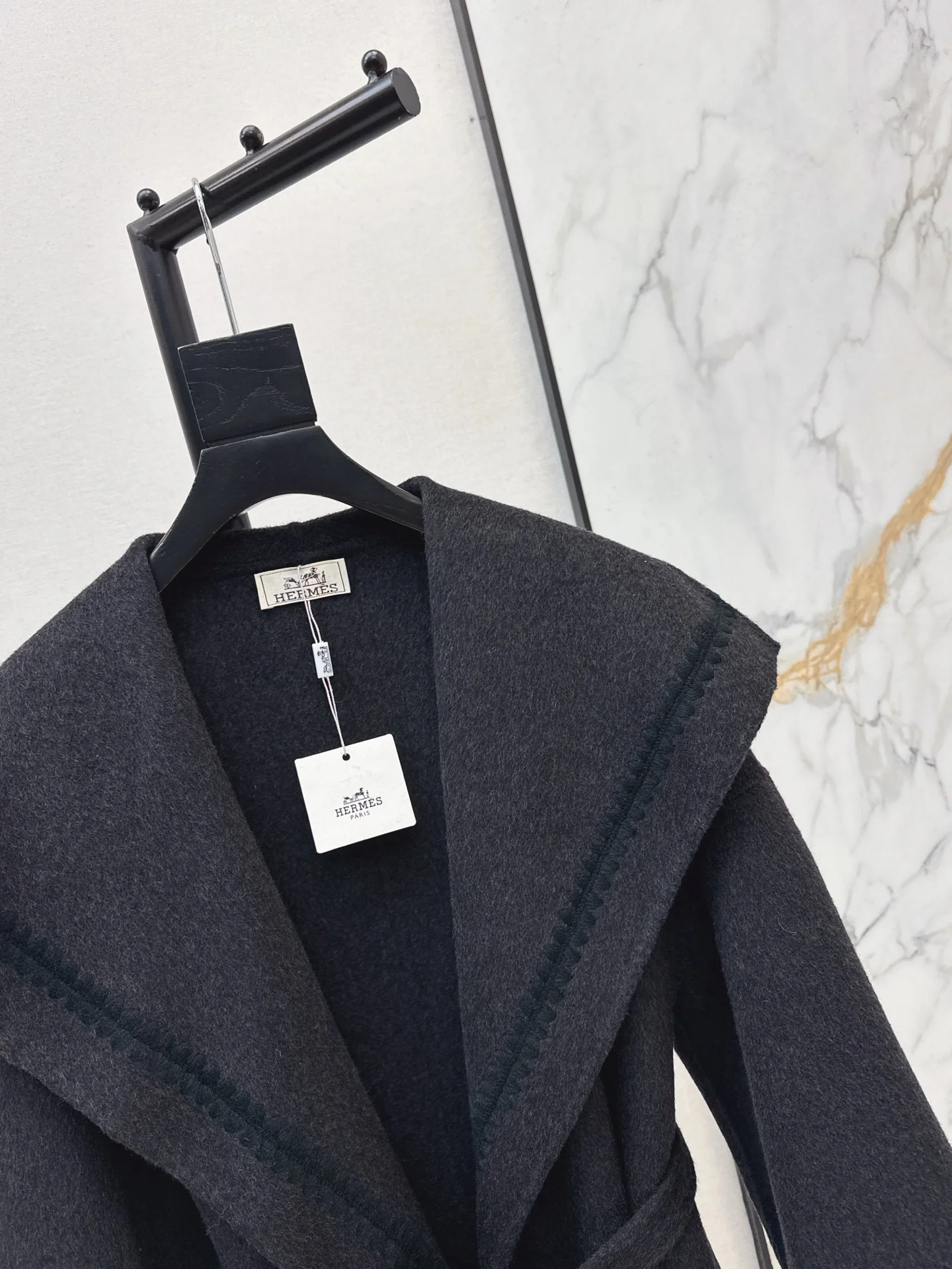 Herm 25fw woolen long overcoats