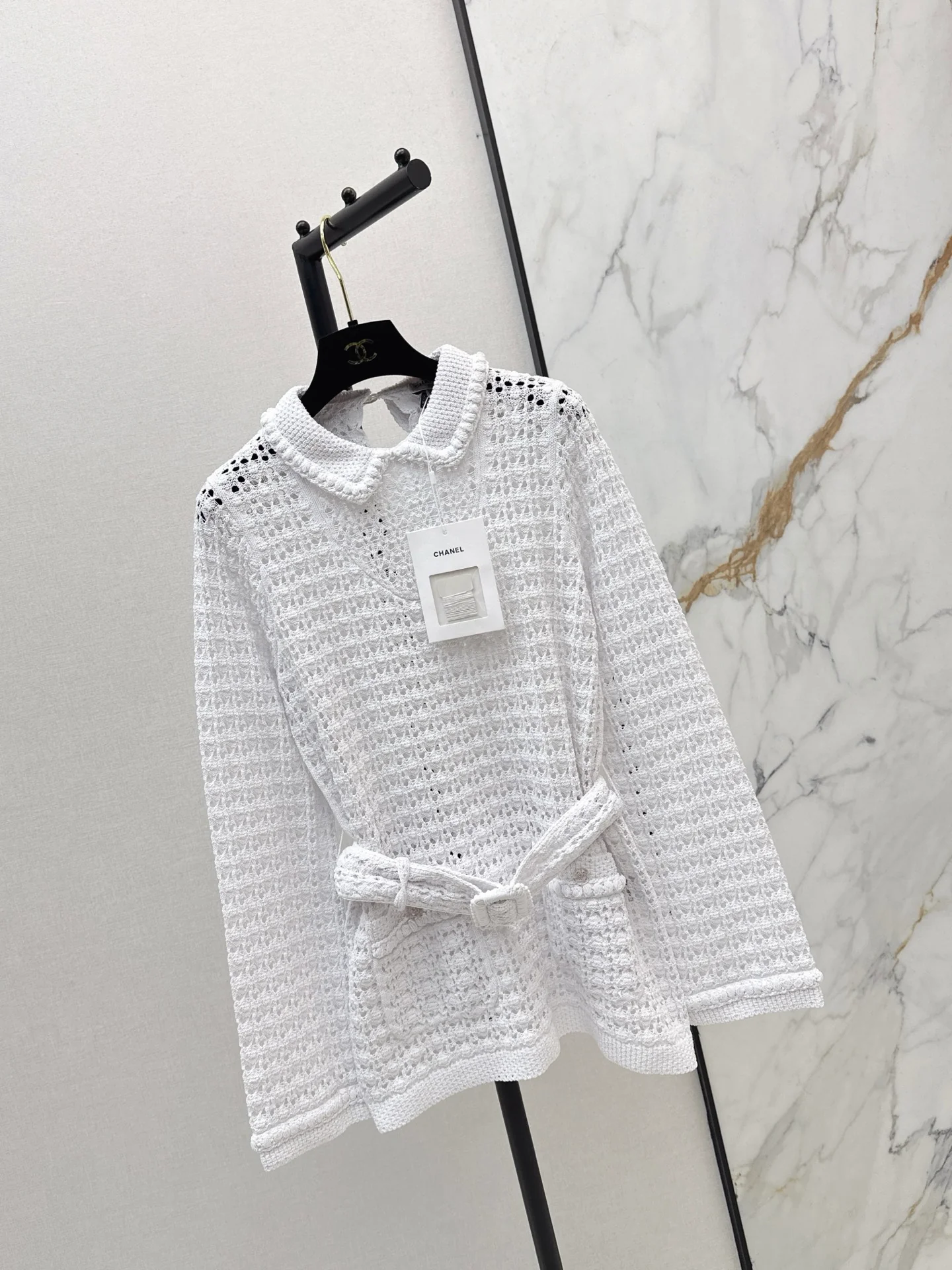 Chan 26ss hollow out knitwear