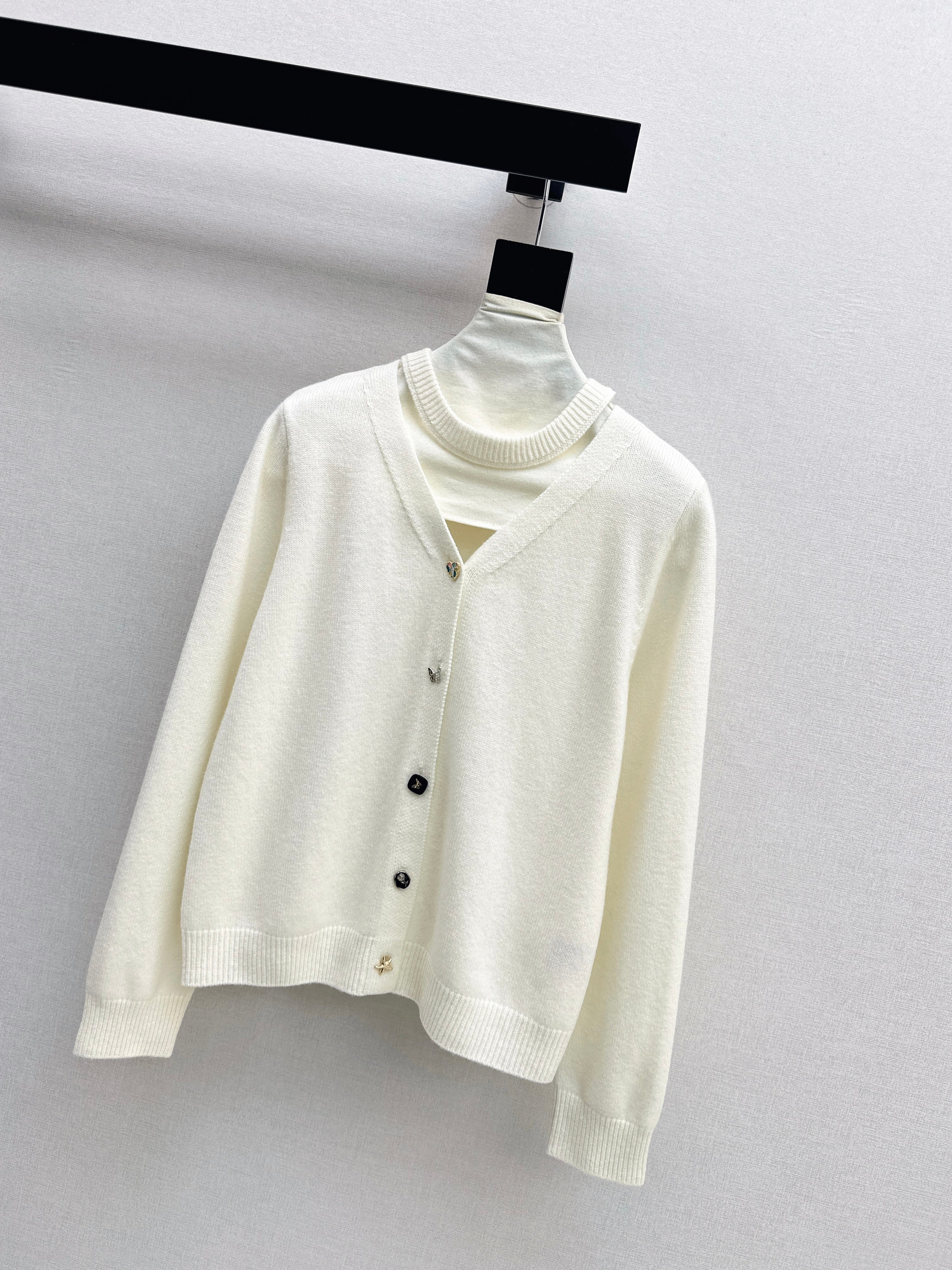 Chan 26ss wool cardigan
