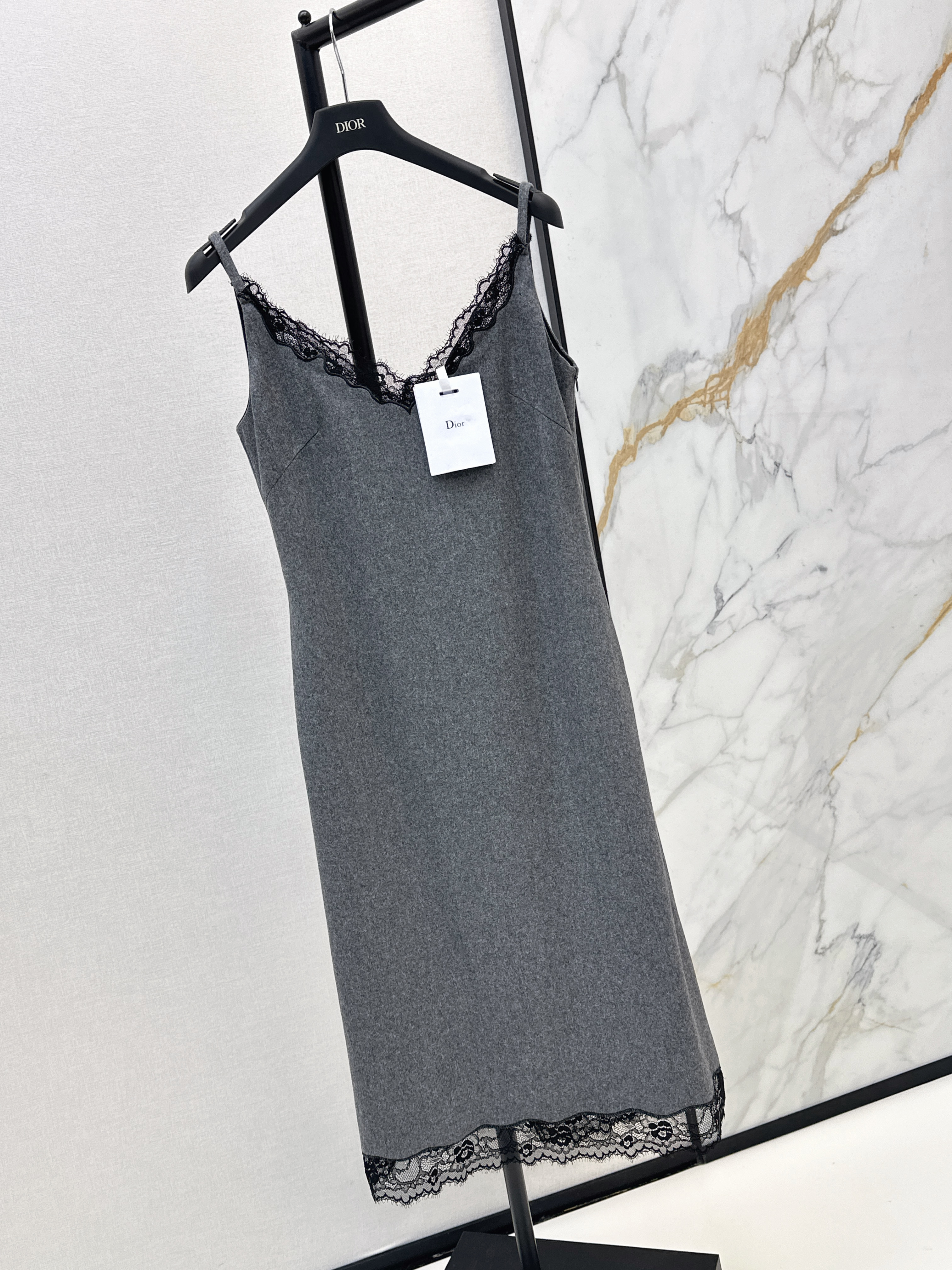 CD 26SS Lace-Trim Slip Dress
