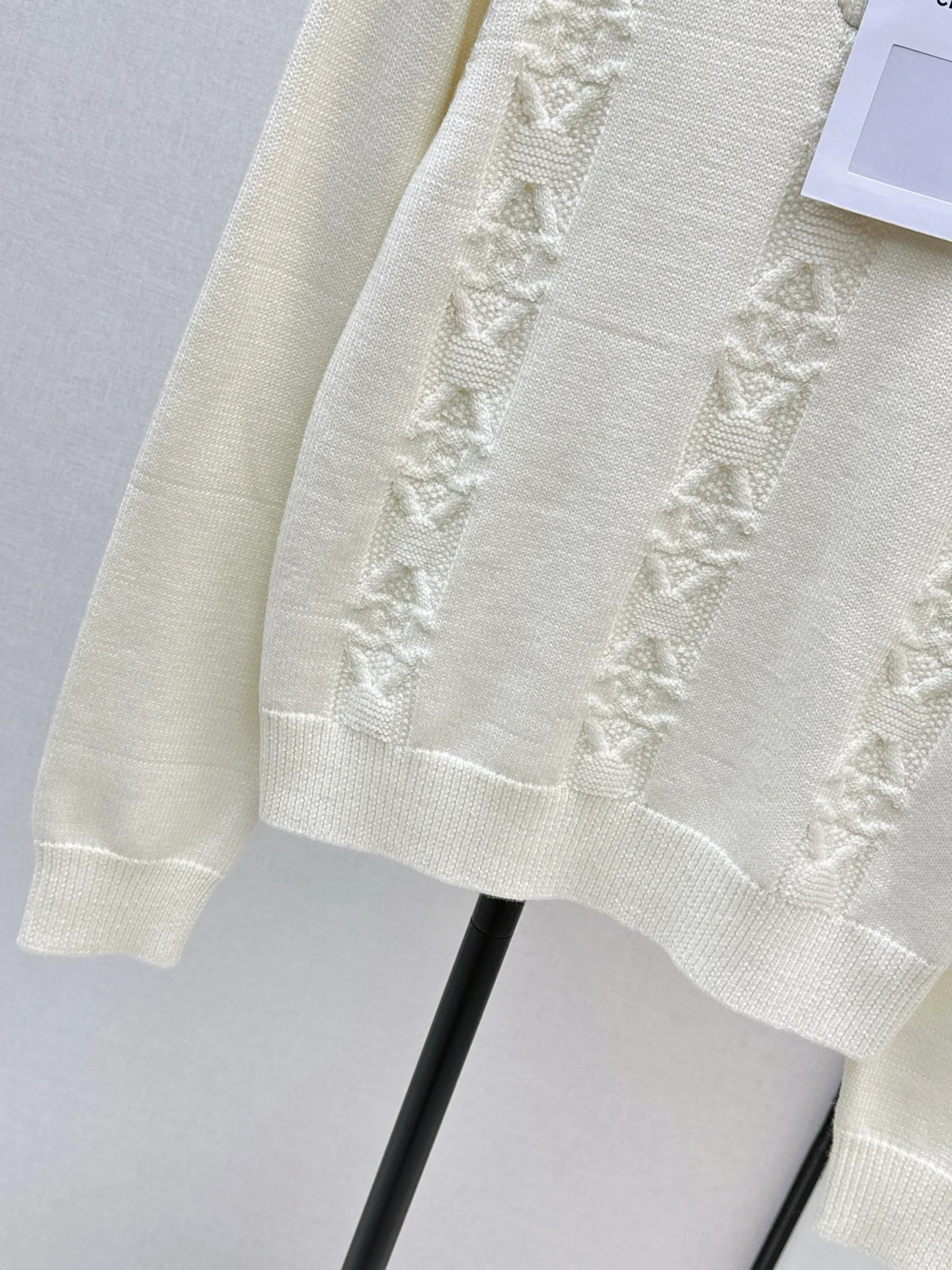 Chan 25fw zip knit jumper