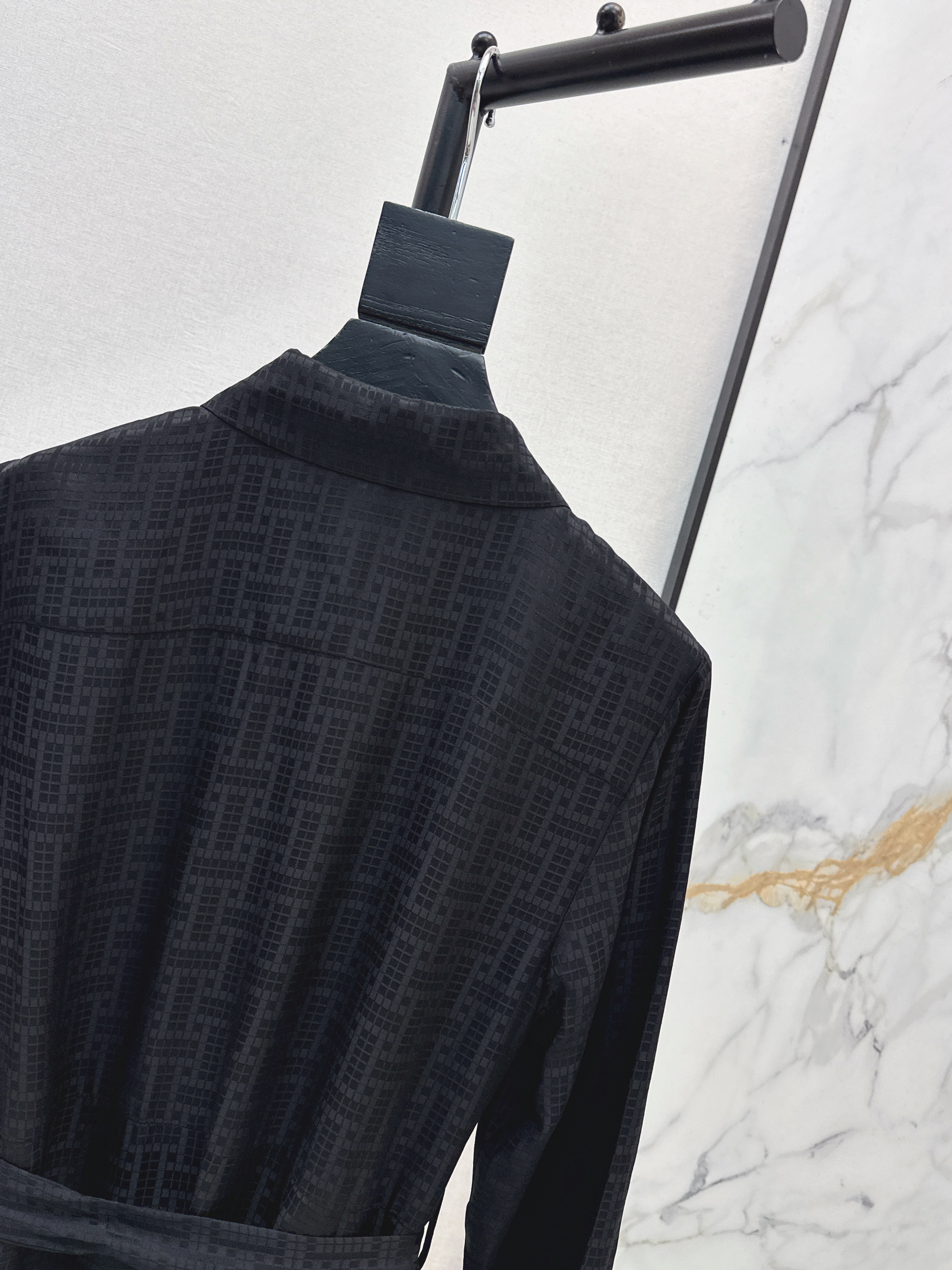 Her 26ss jacquard silk dress
