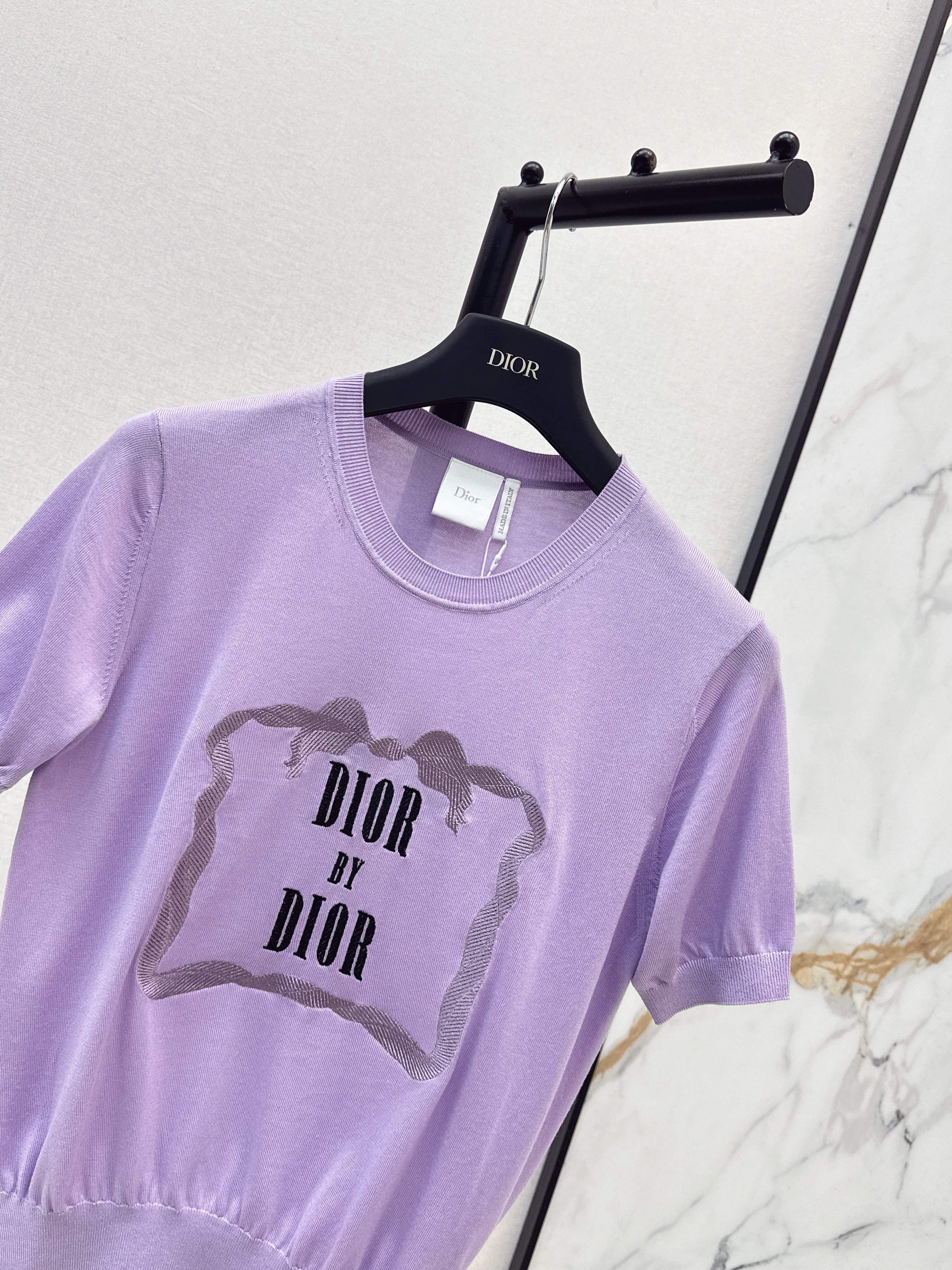 CD 26ss embroidery knit top