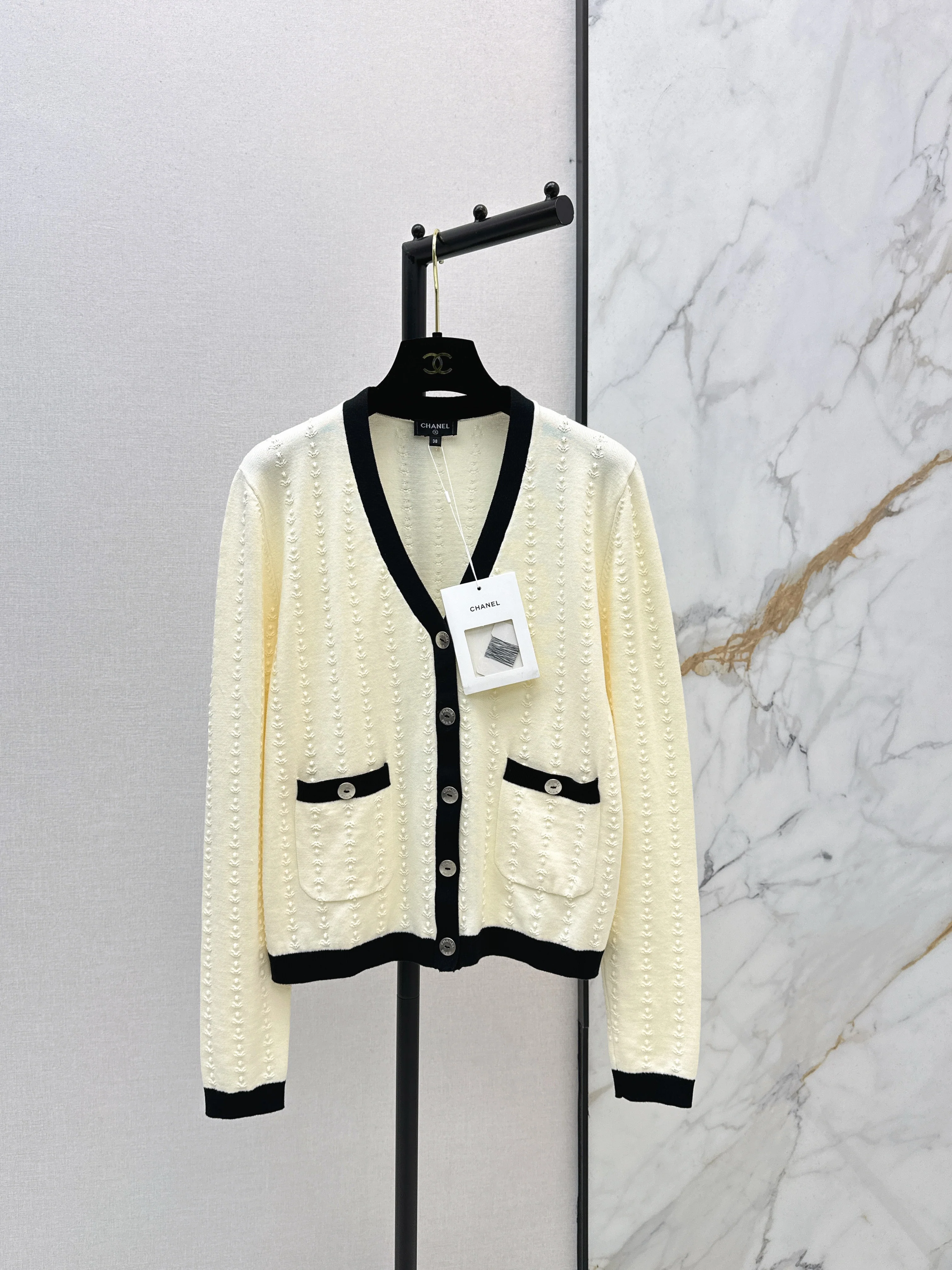 Chan 26ss embroidery cardigan