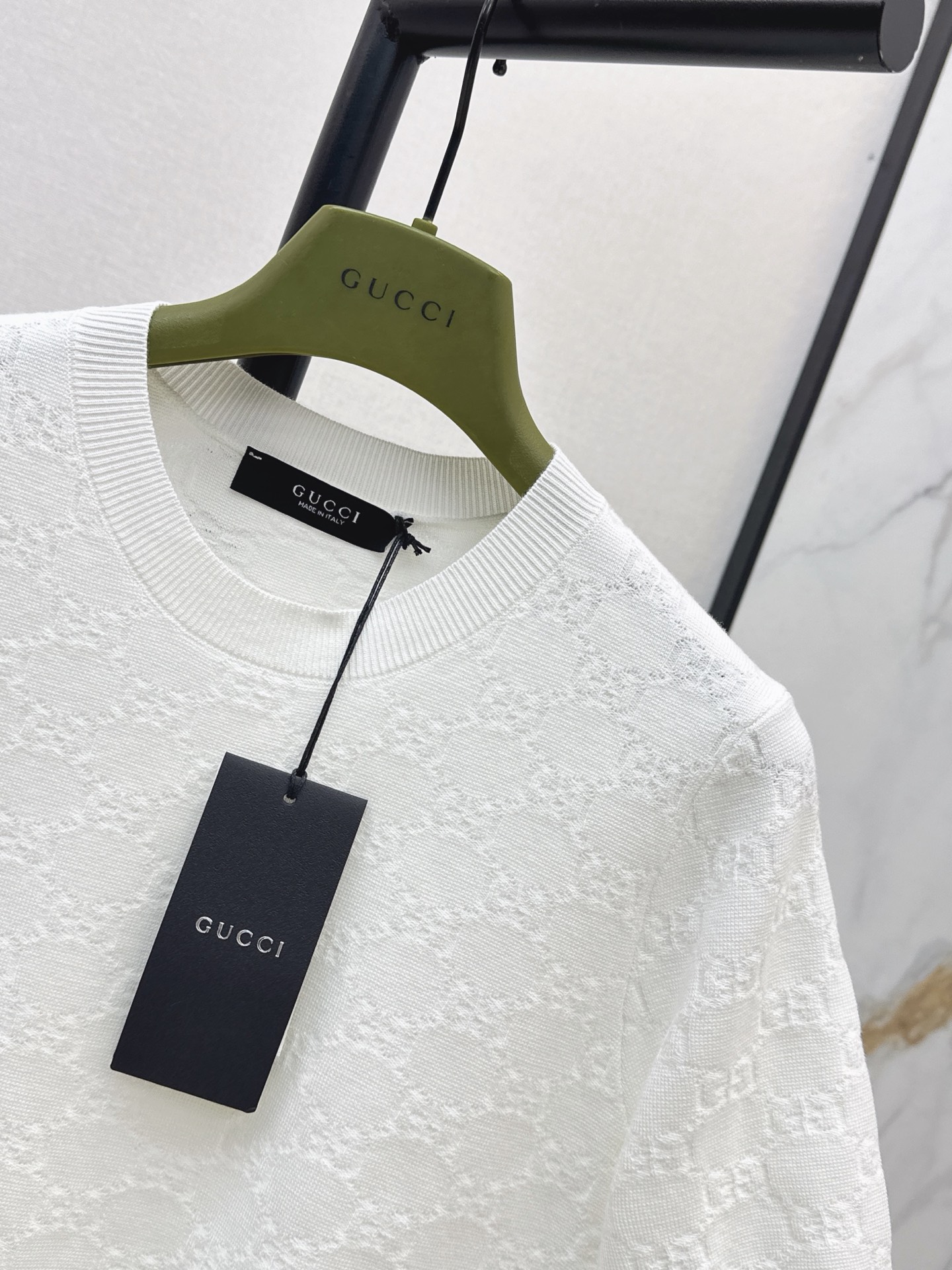 Guc 26ss jacquard knitwear