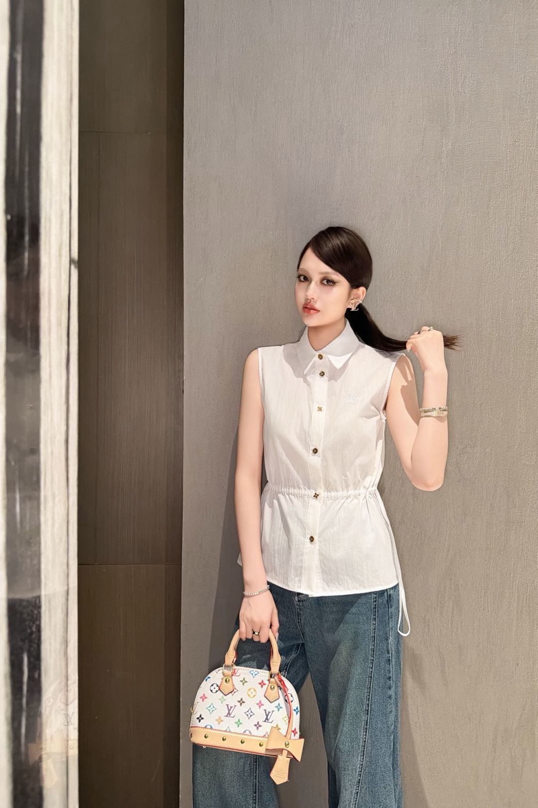 Loui 26ss sleeveless shirt