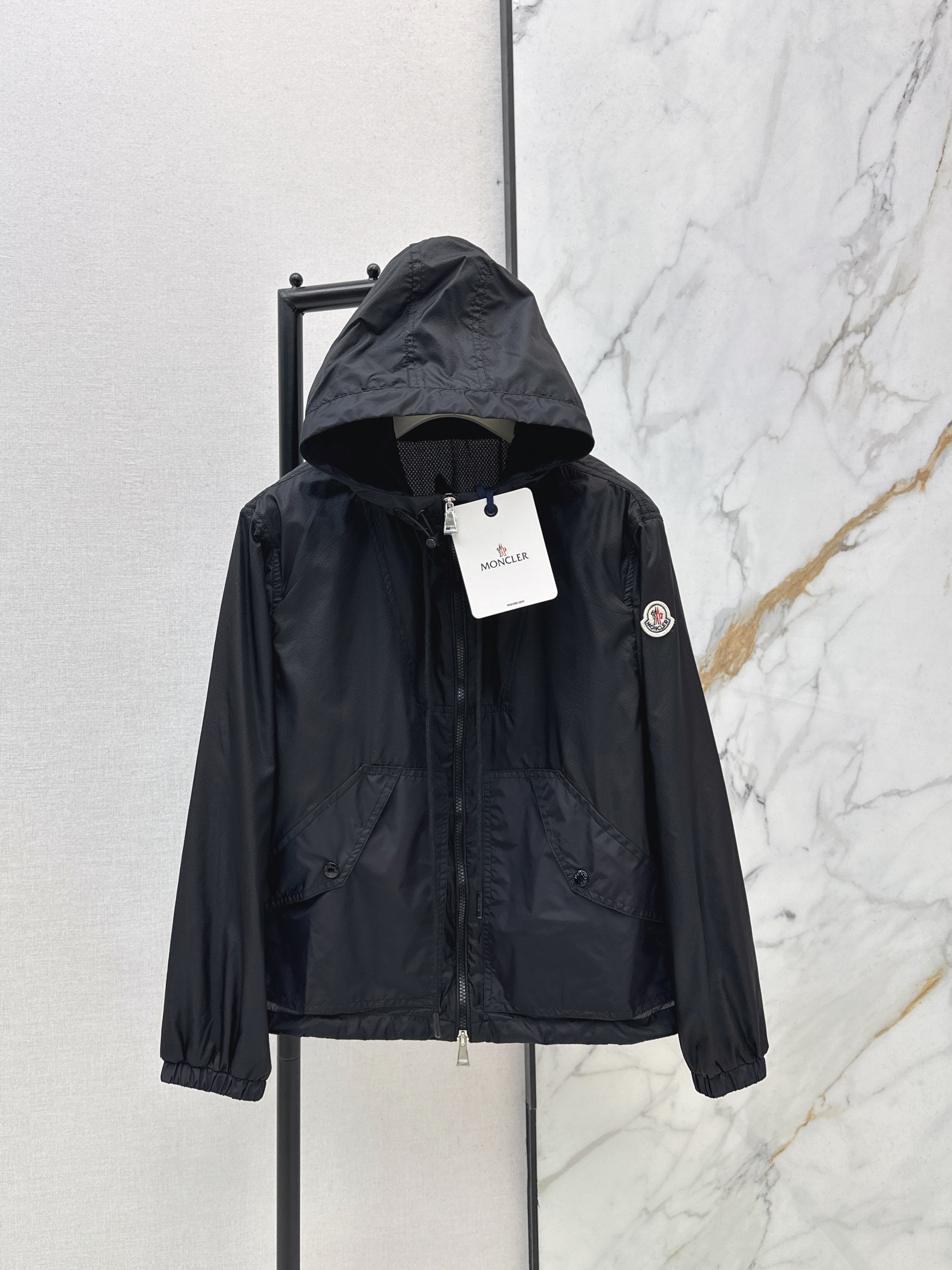 Monc 26ss hooded trench coats