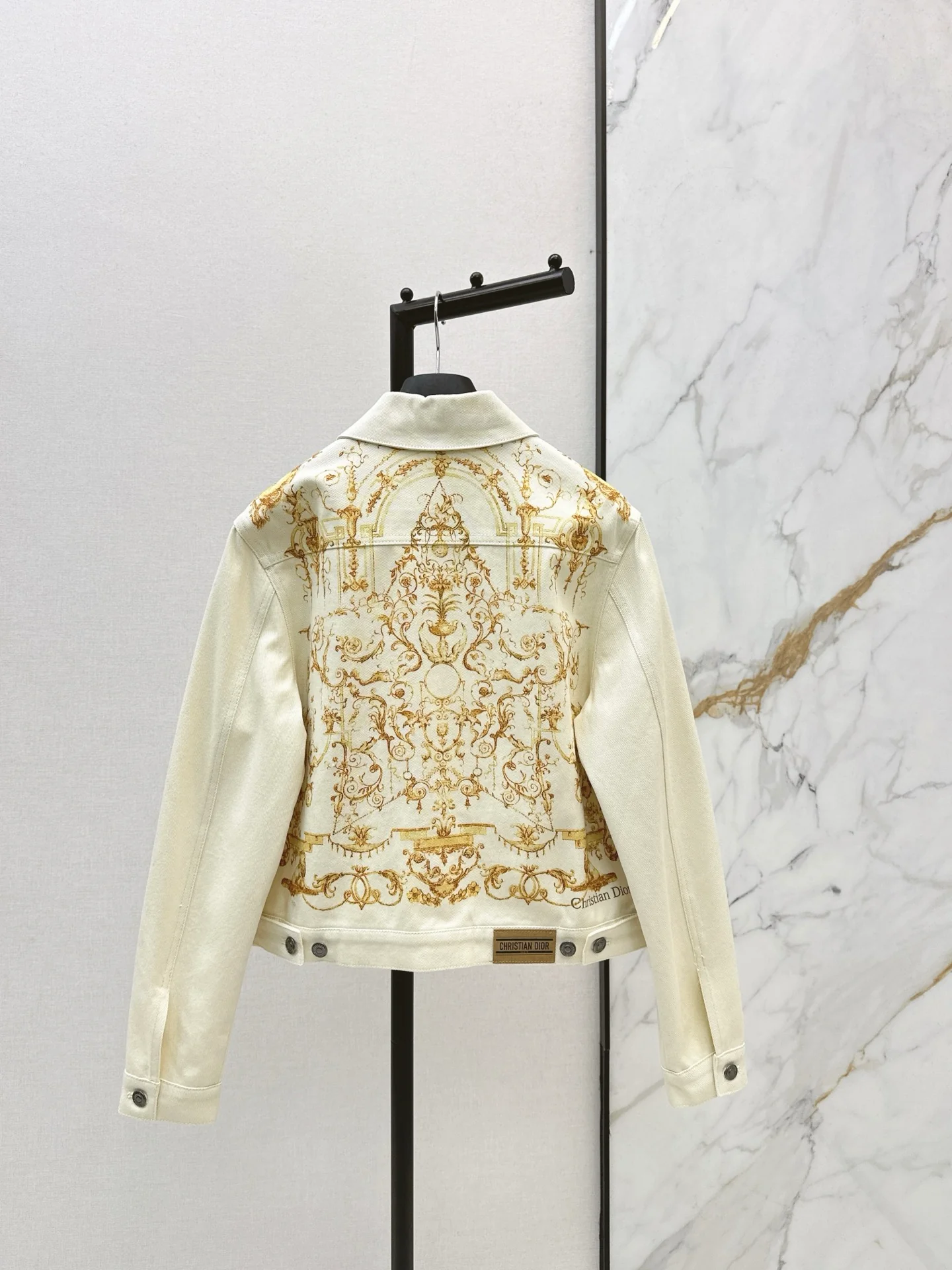 CD 26ss print denim jacket