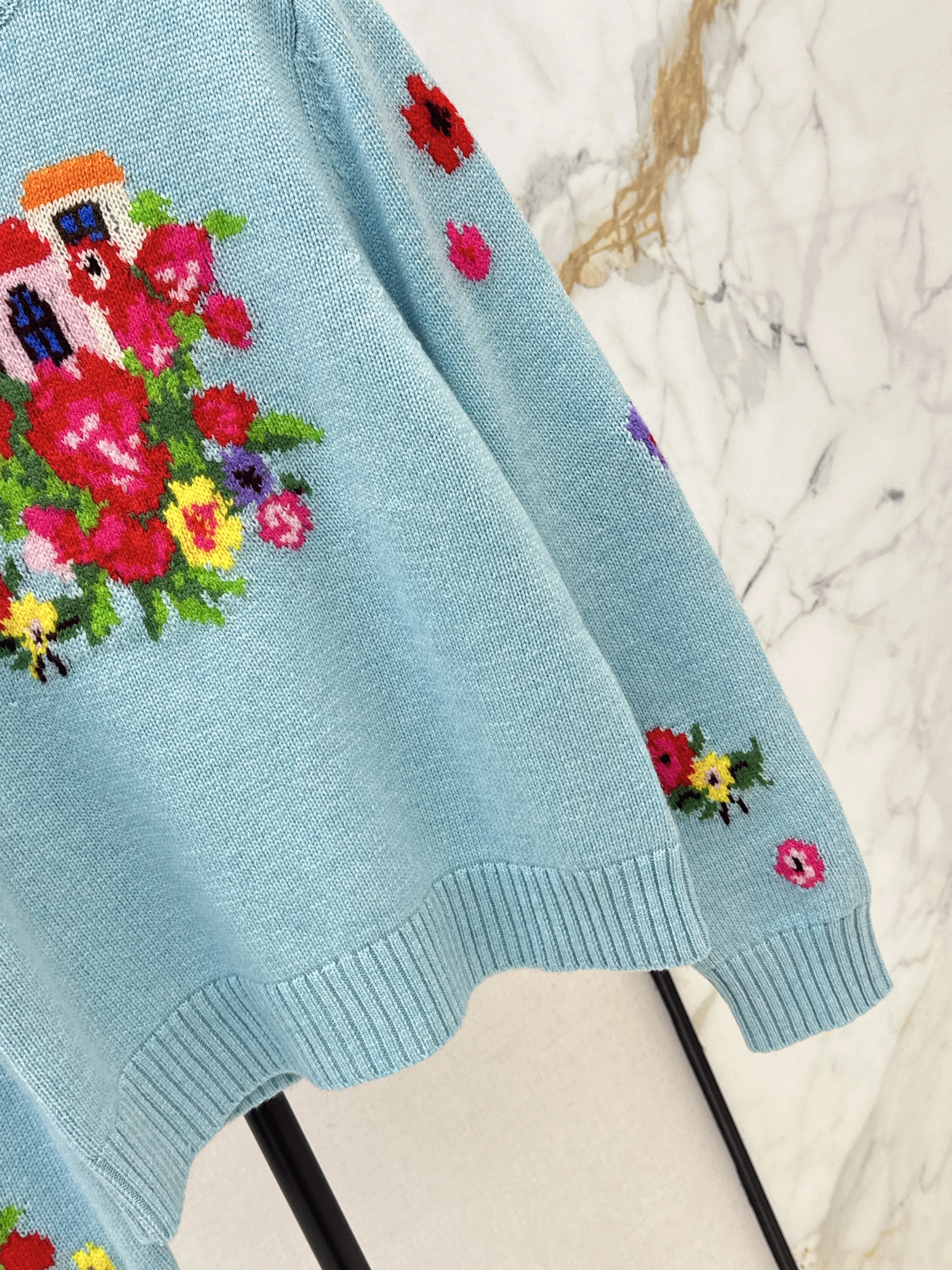 Erdo 26ss intarsia cashmere