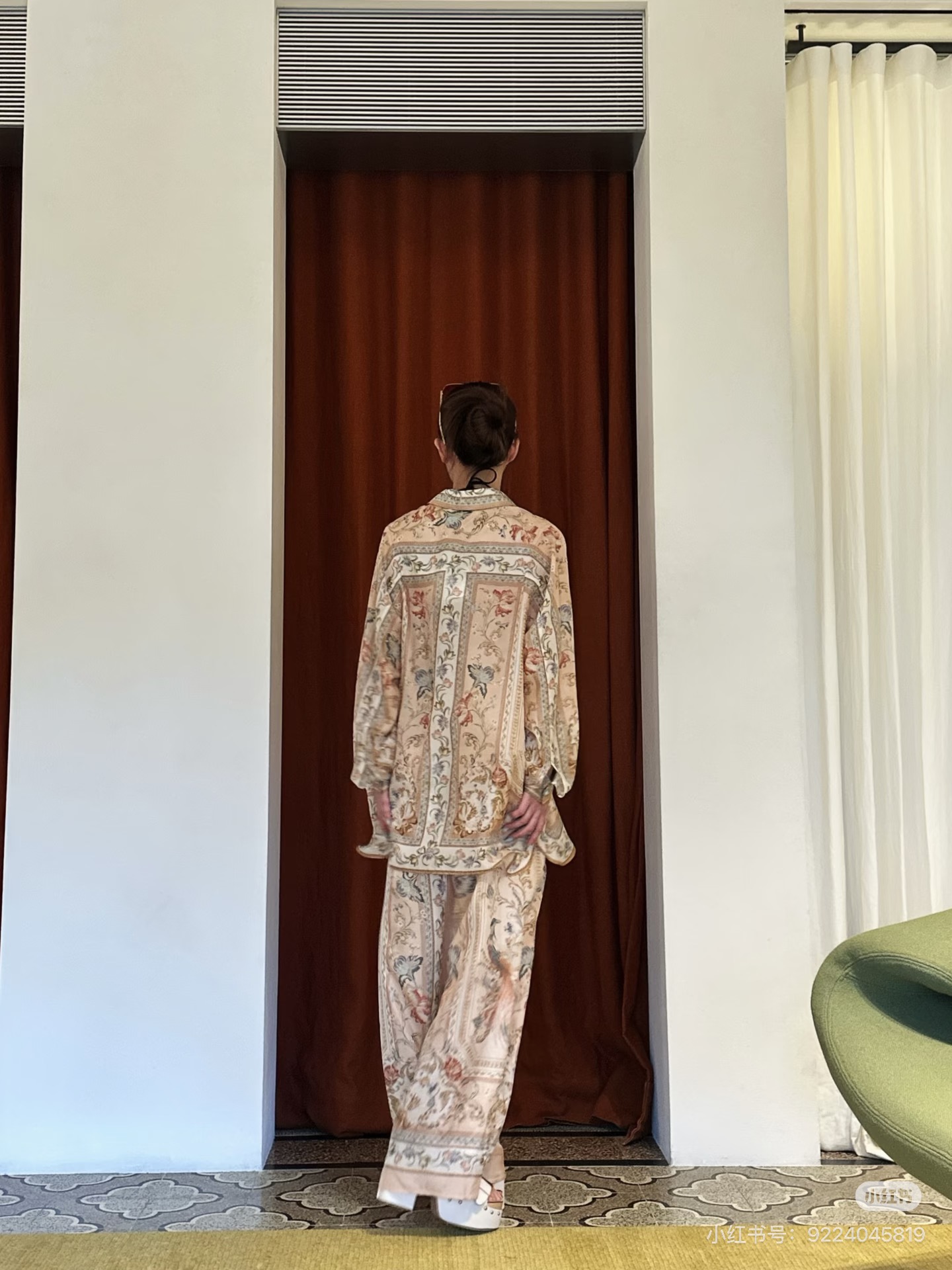 Zimm 26ss print pants