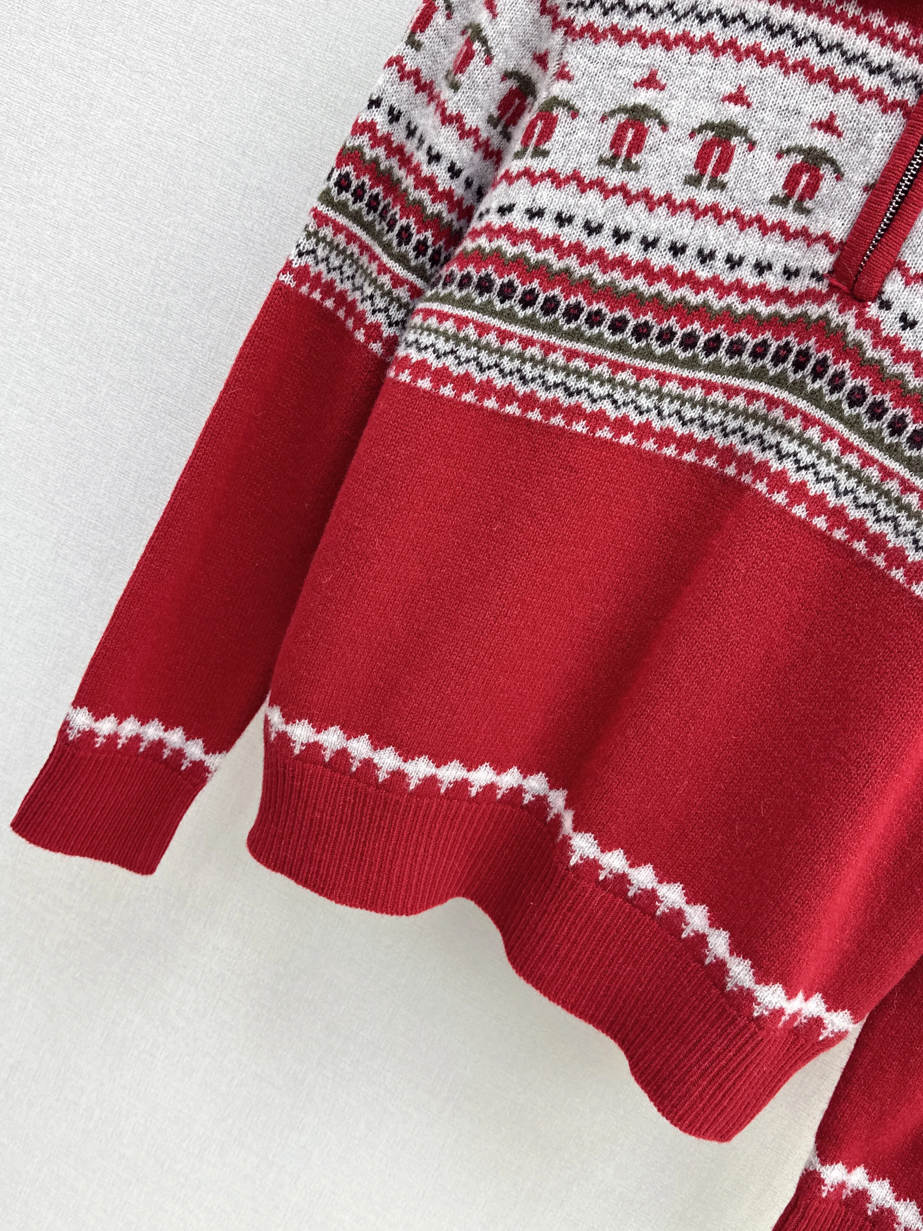 Chan 26ss fair isle sweater
