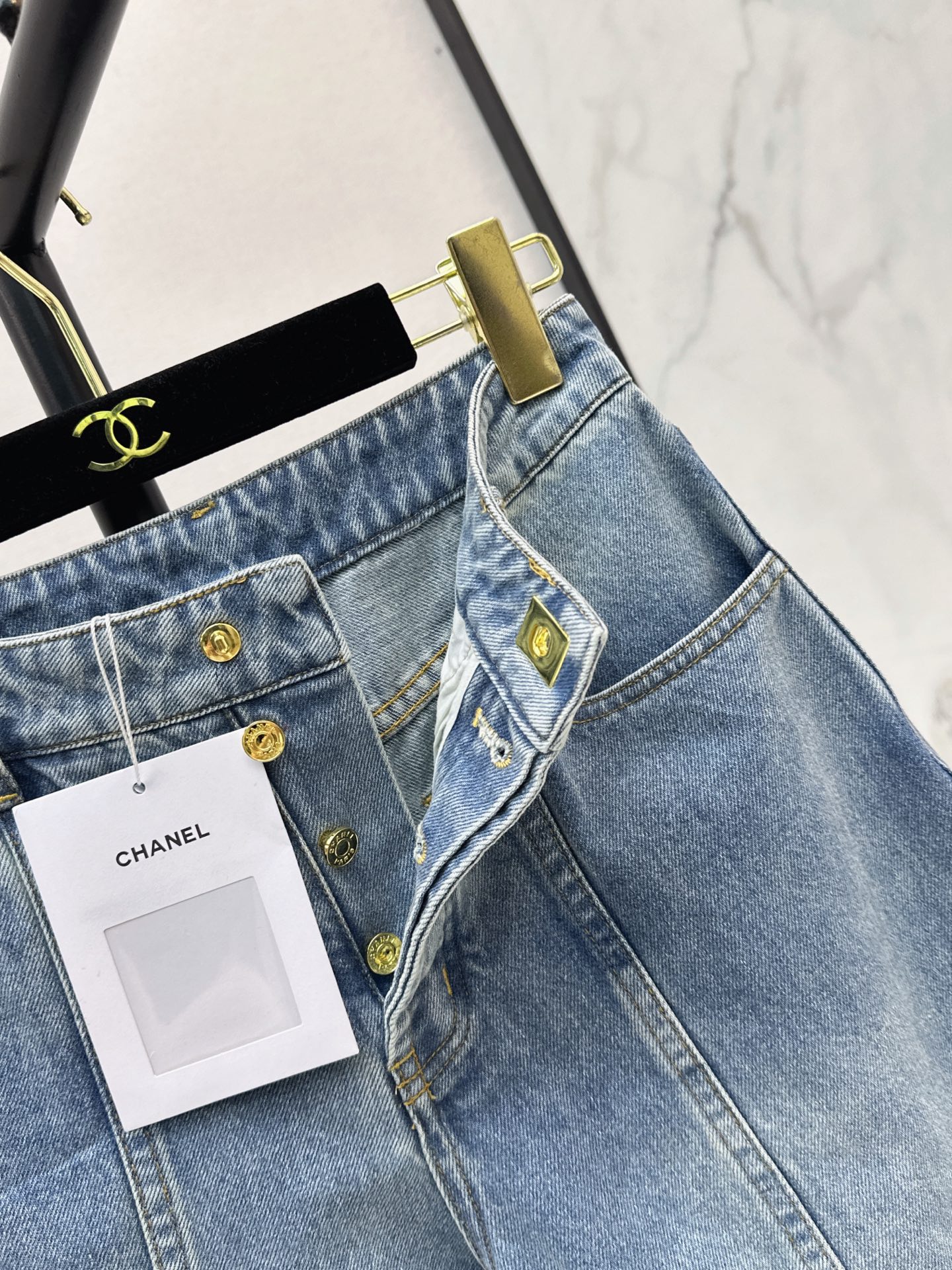 Chan 26ss cropped jeans
