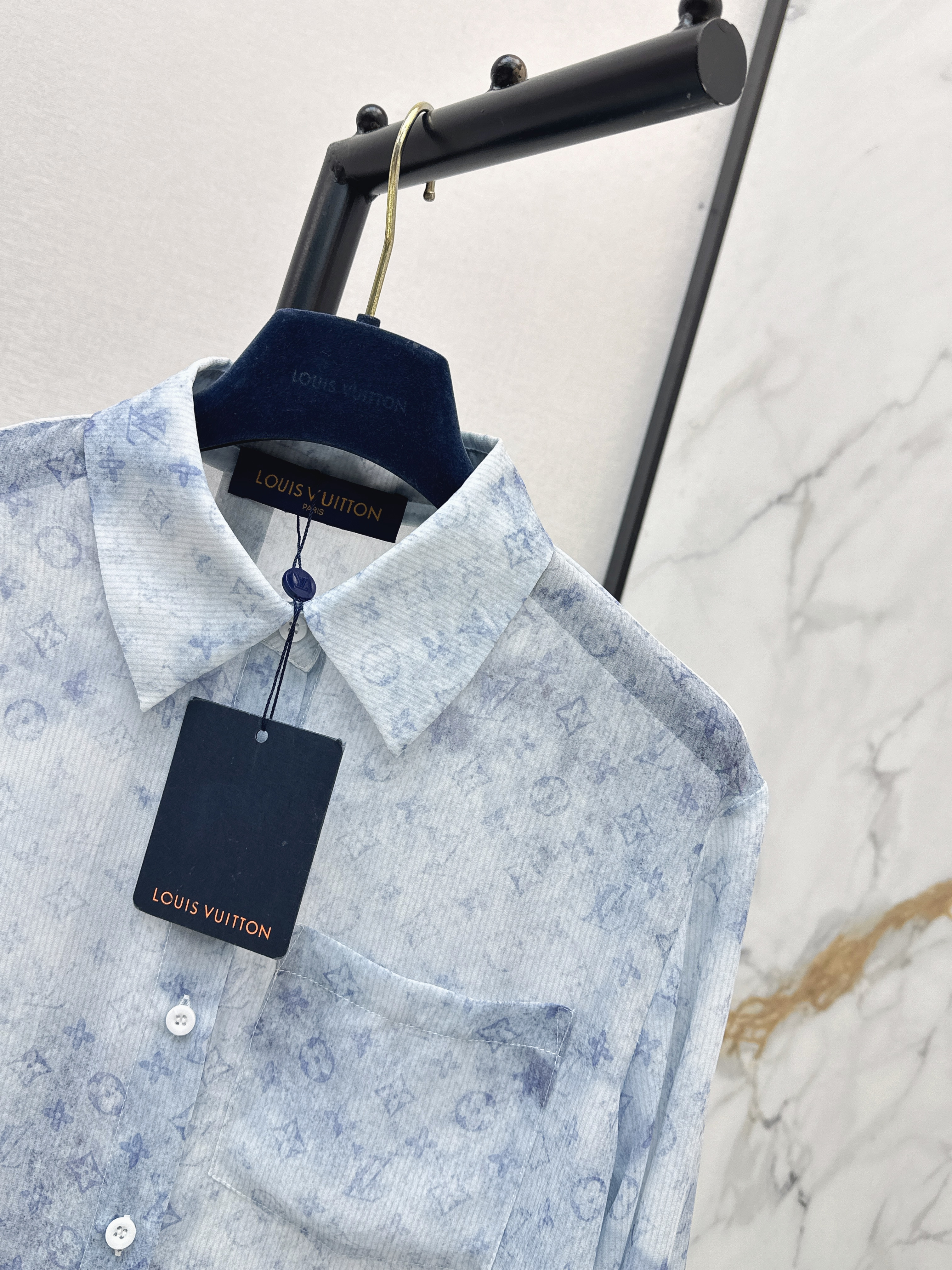 Loui 26ss gradient print shirt