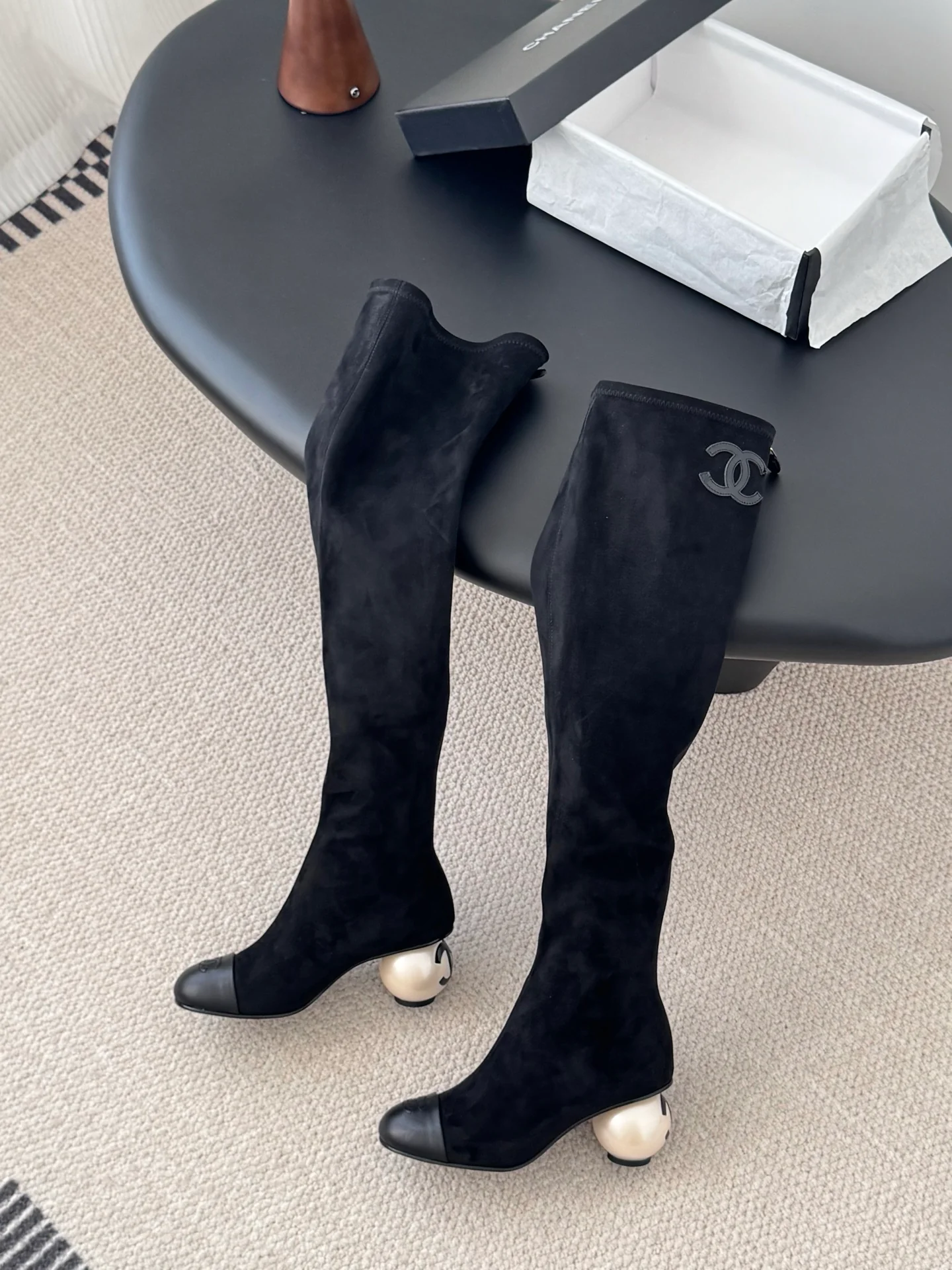 Chan 25fw over the knee boots