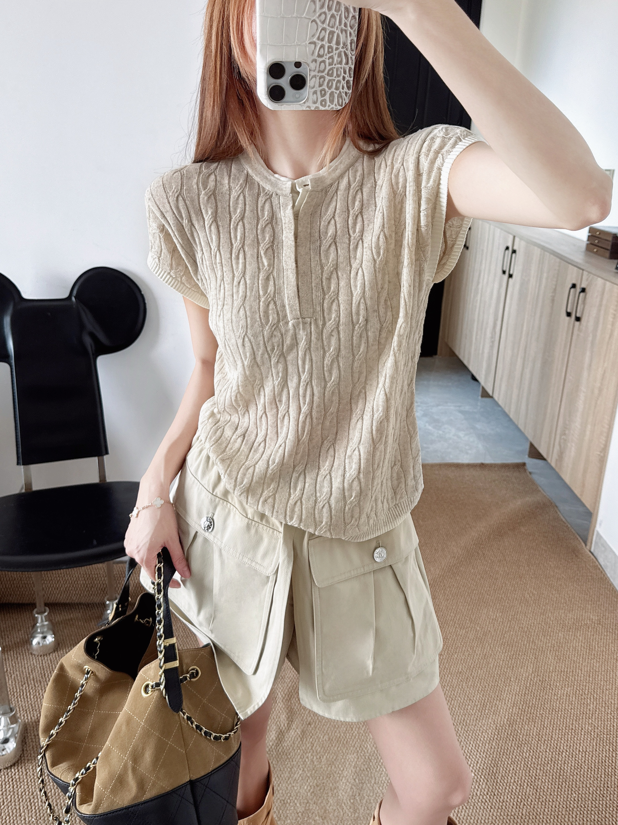 Ralp 26ss sleeveless knitwear