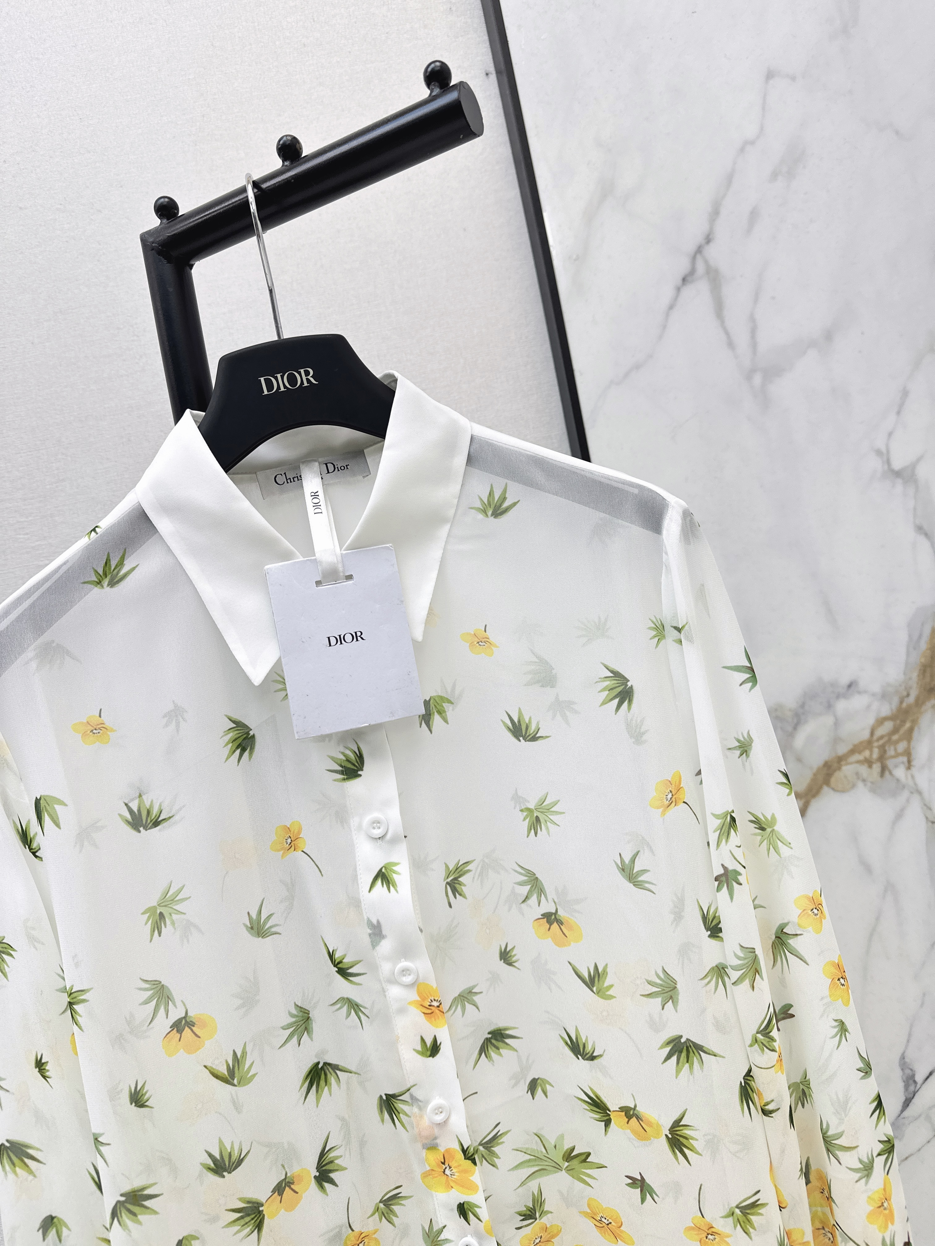 CD 26ss flower print shirt