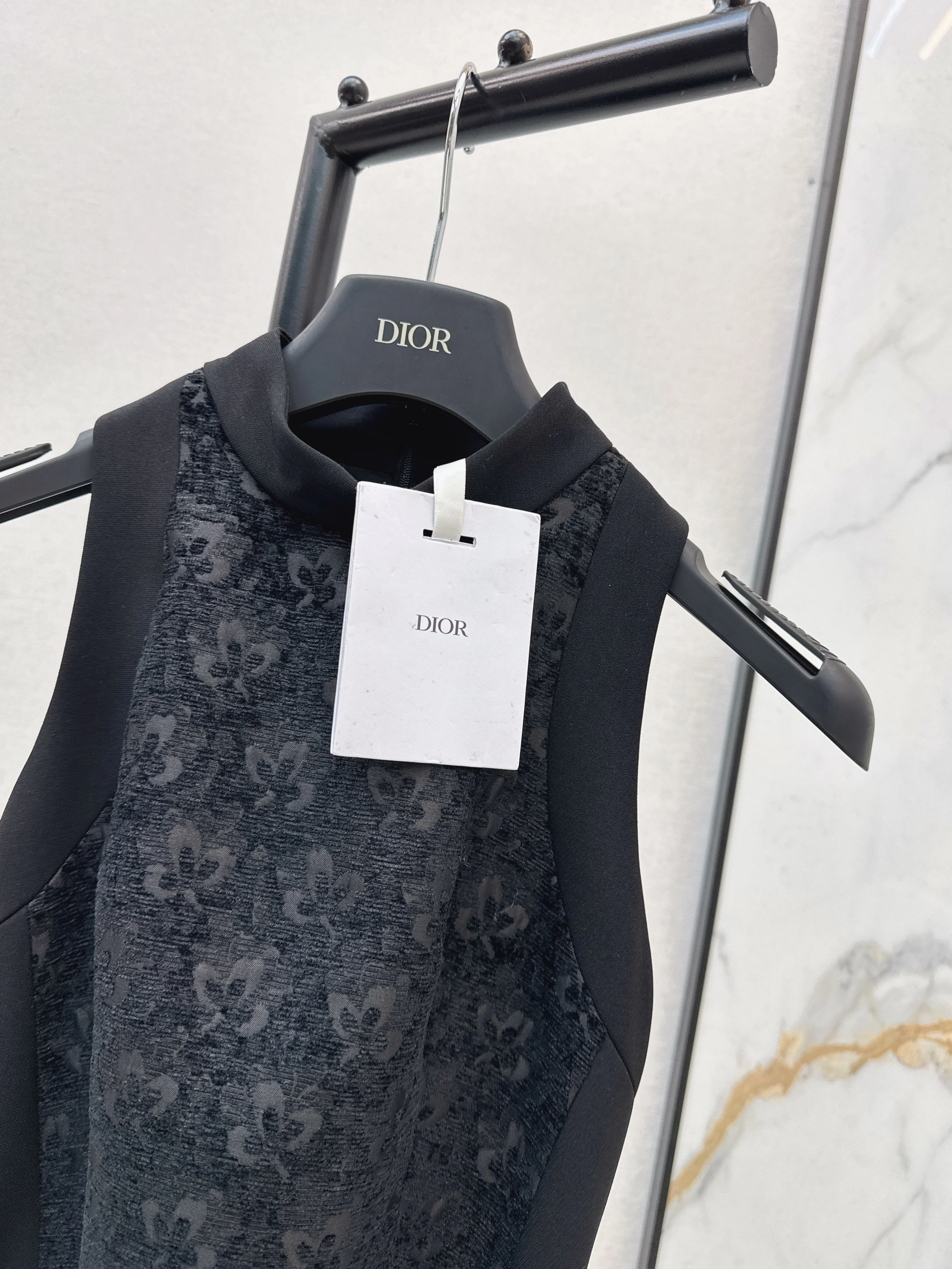 CD 26ss jacquard belted dress