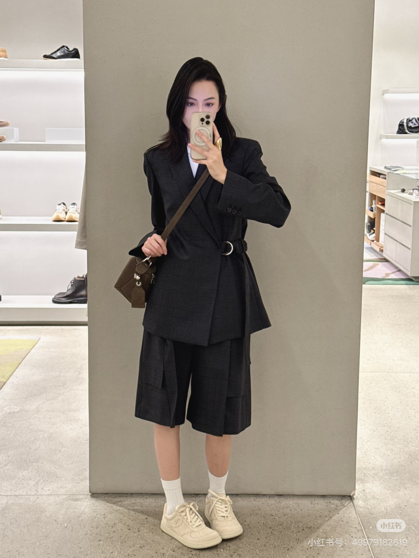 Loe 26ss check blazer