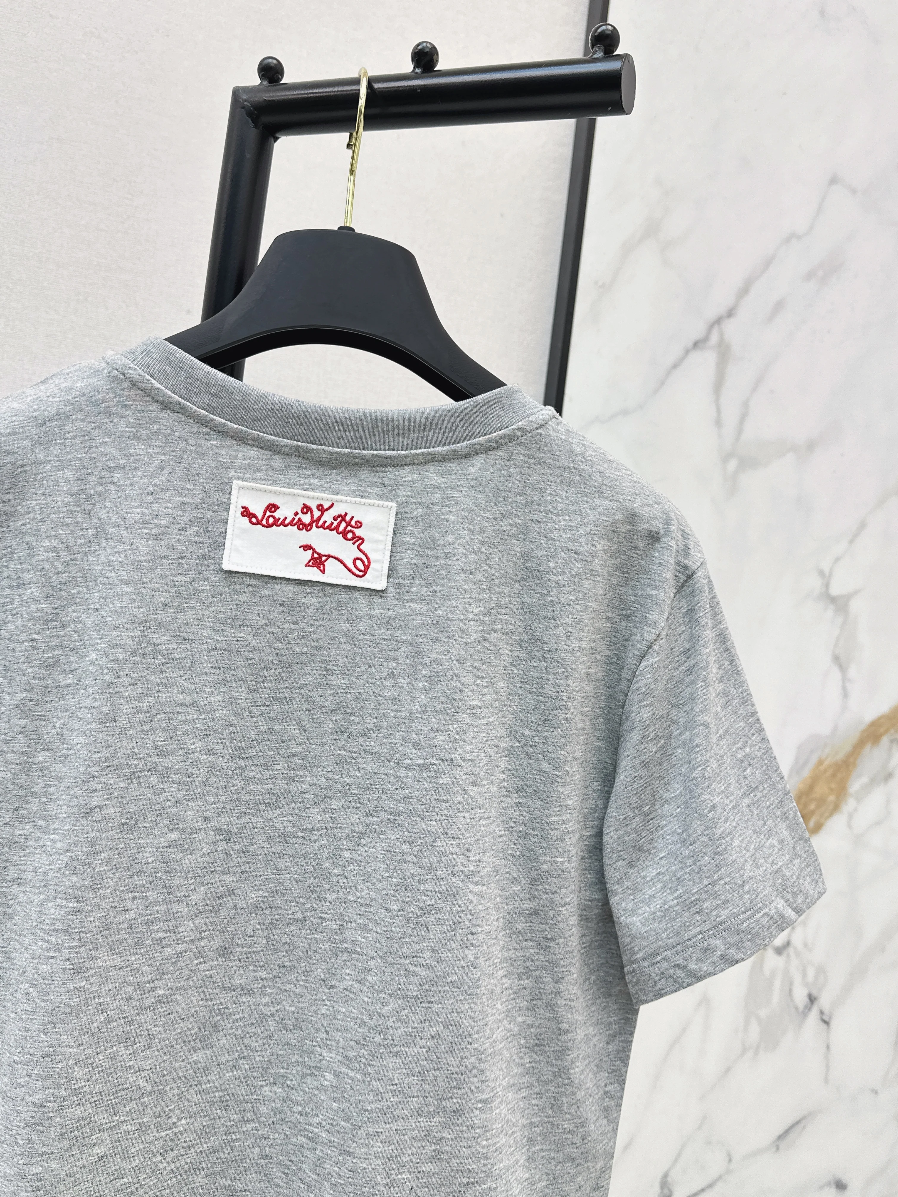 Louis 26ss embroidery t-shirts