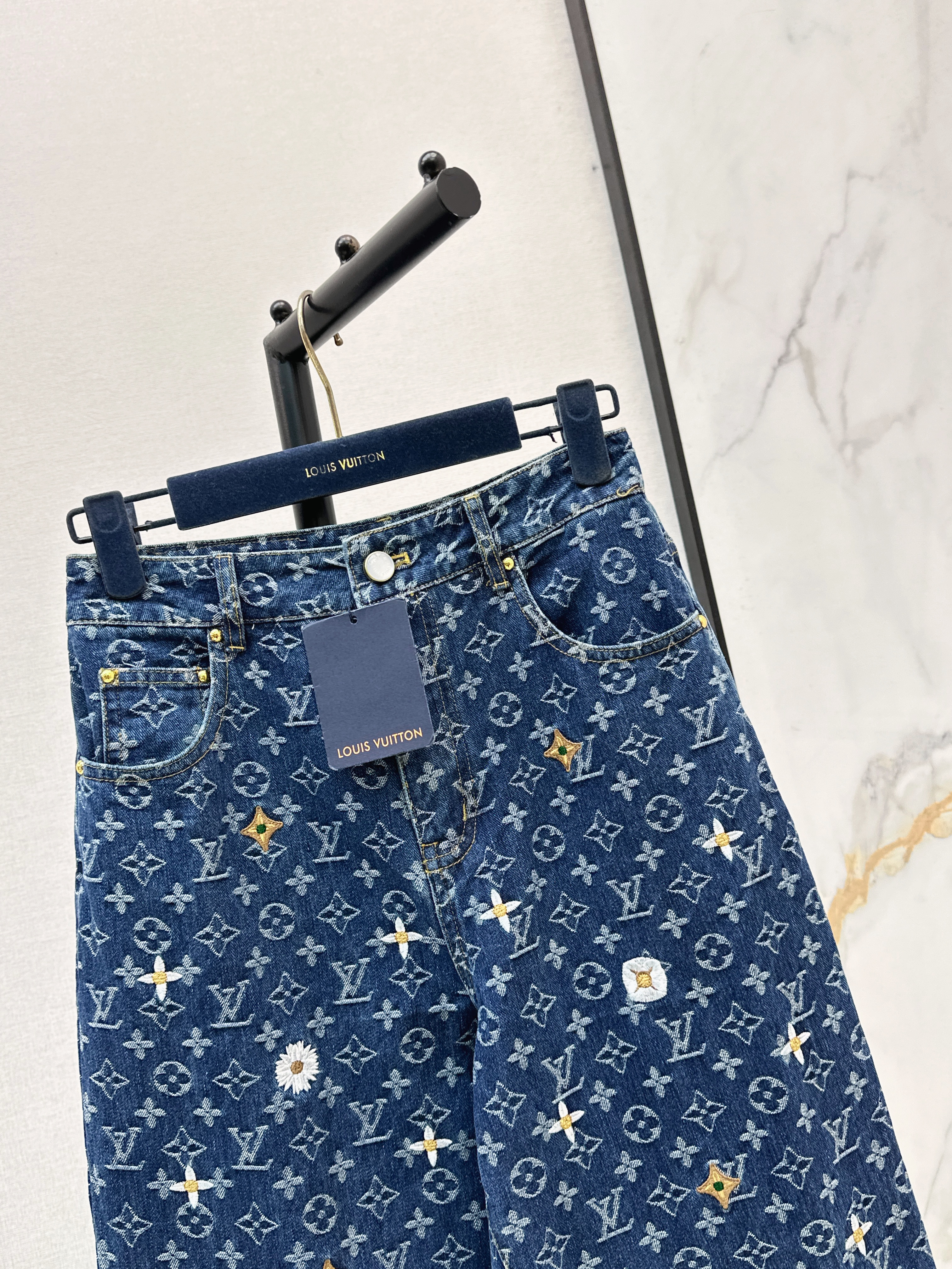 Loui 26ss embroidery jeans