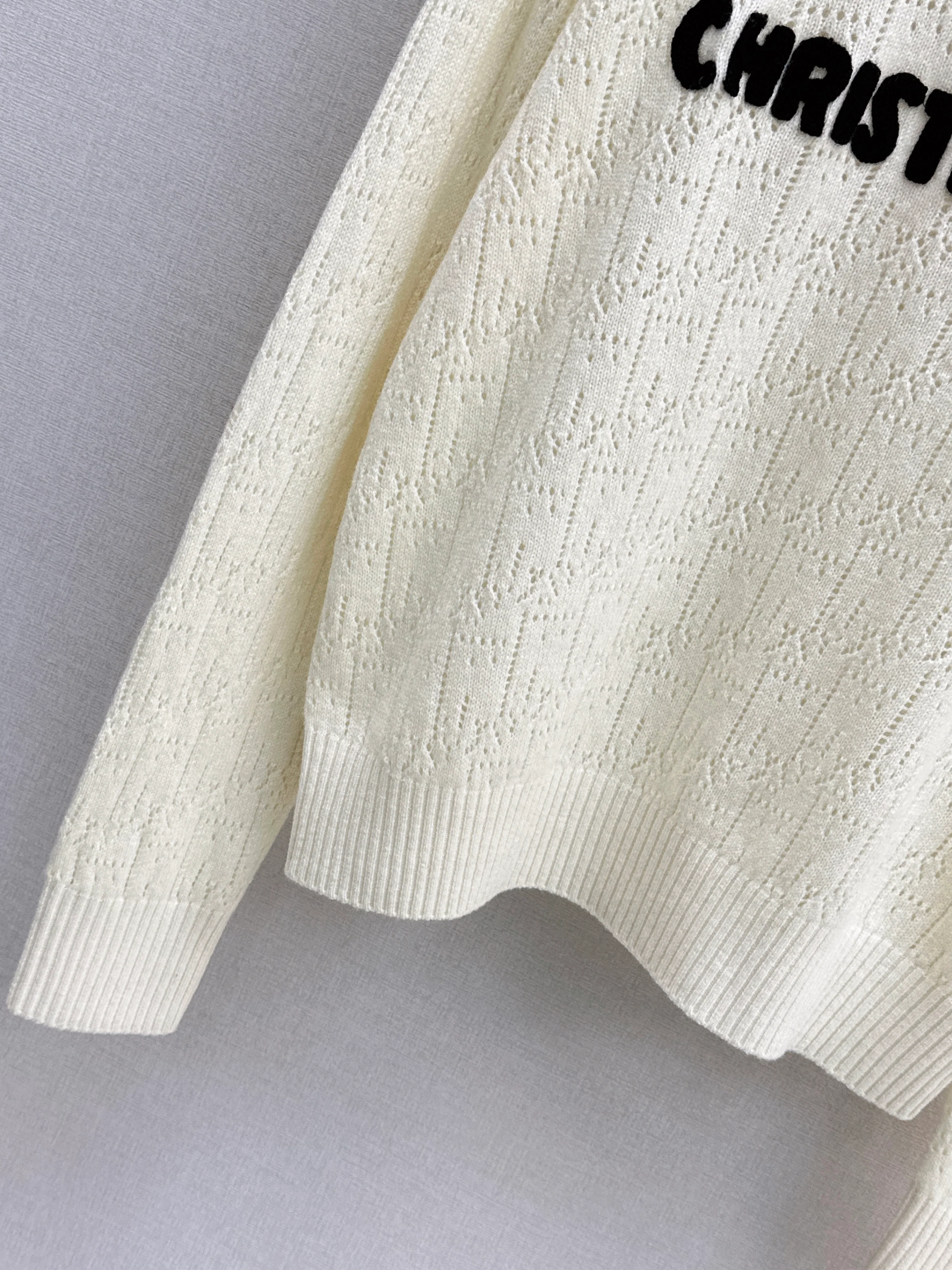 CD 26ss embroidery sweater