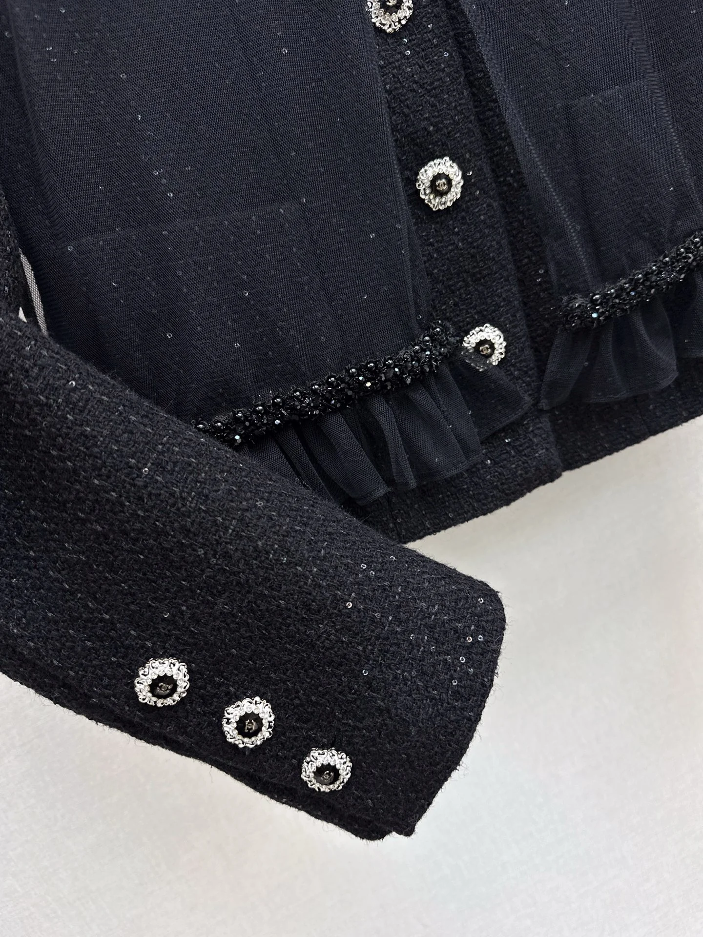 Chan 25fw woven tweed jacket