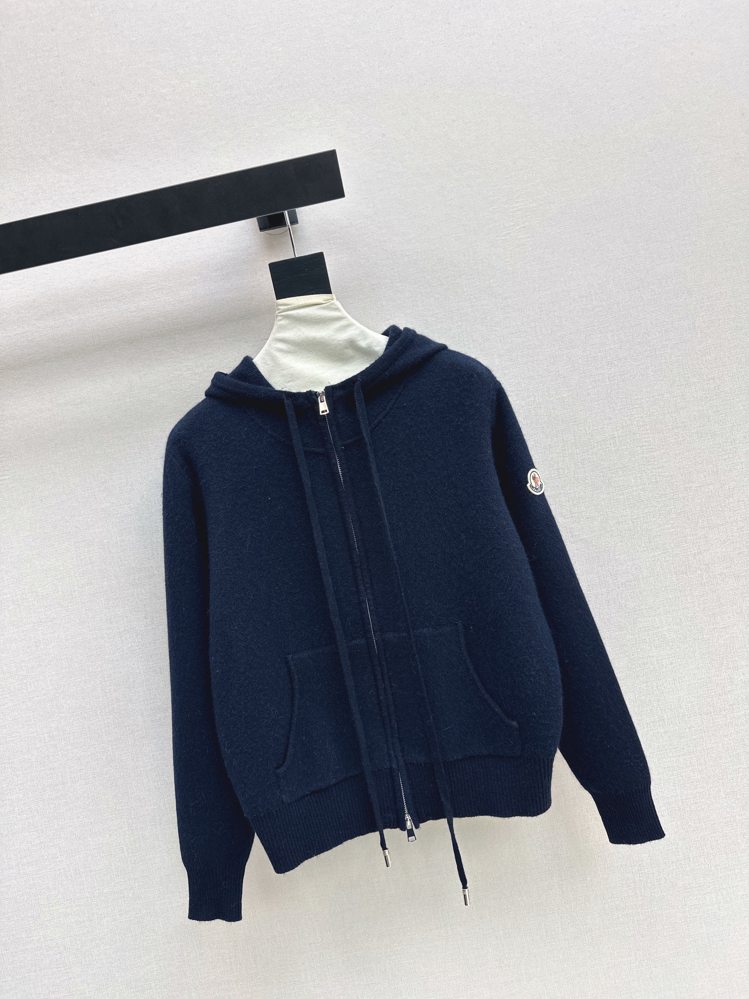 Monc 26ss hooded cardigan