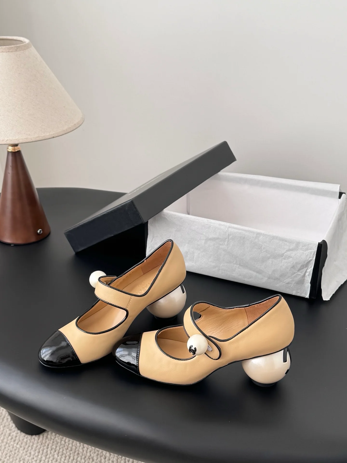 Chan 25fw mary jane chunky heel