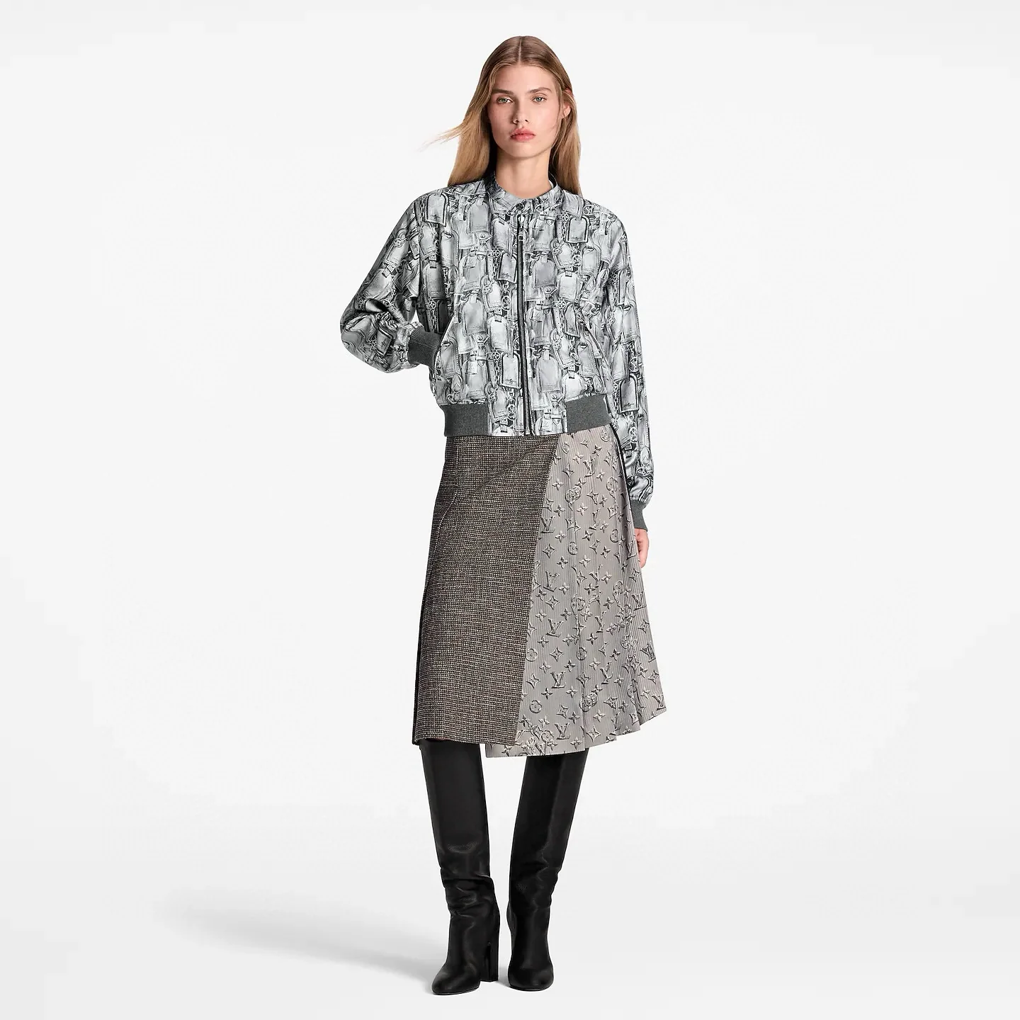 Louis 26ss reversible print jacket