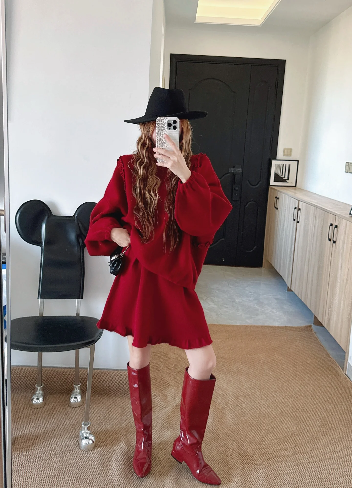 Chan 26ss wool outfit set