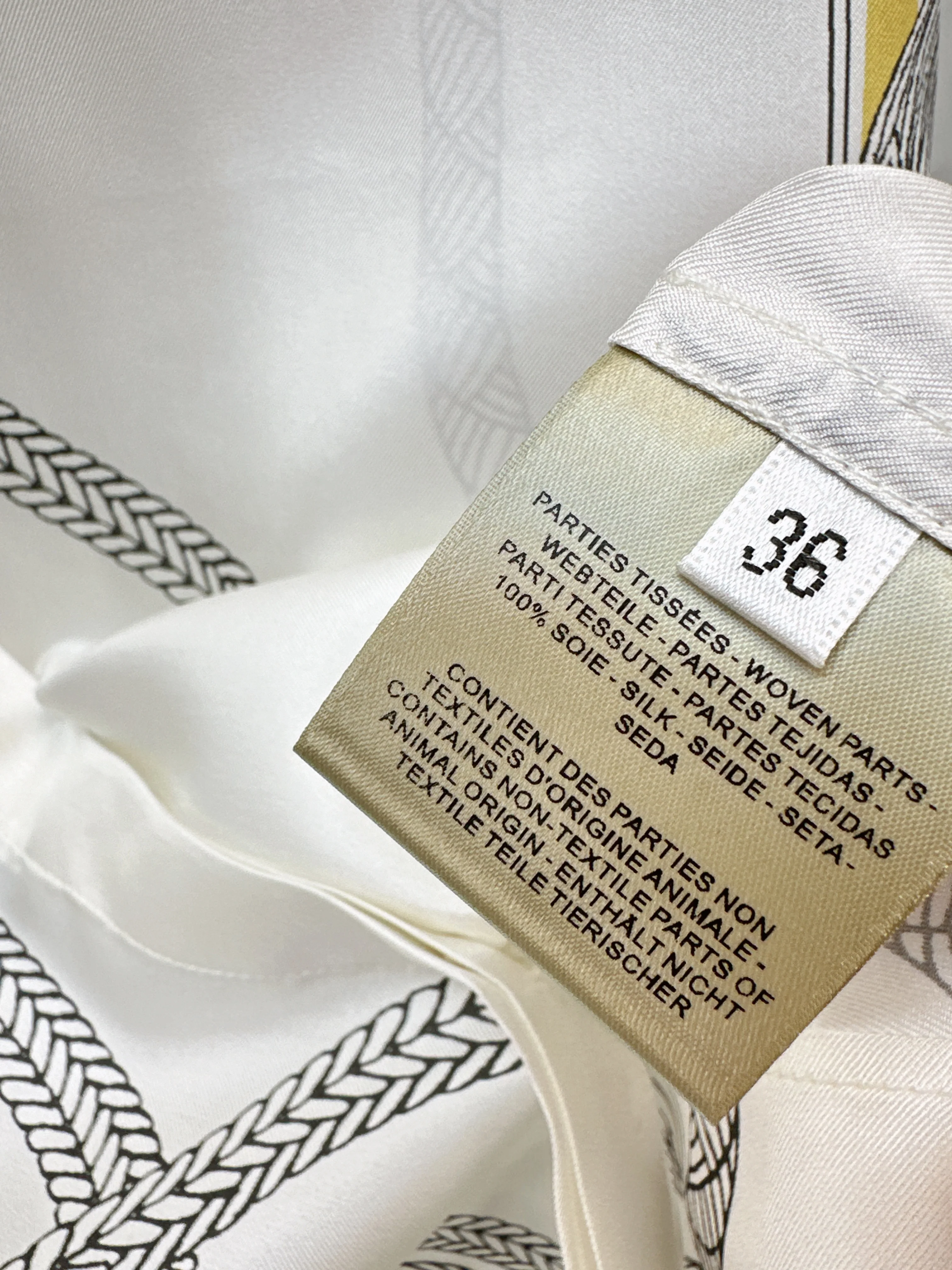 Herm 26ss floral print silk shirt