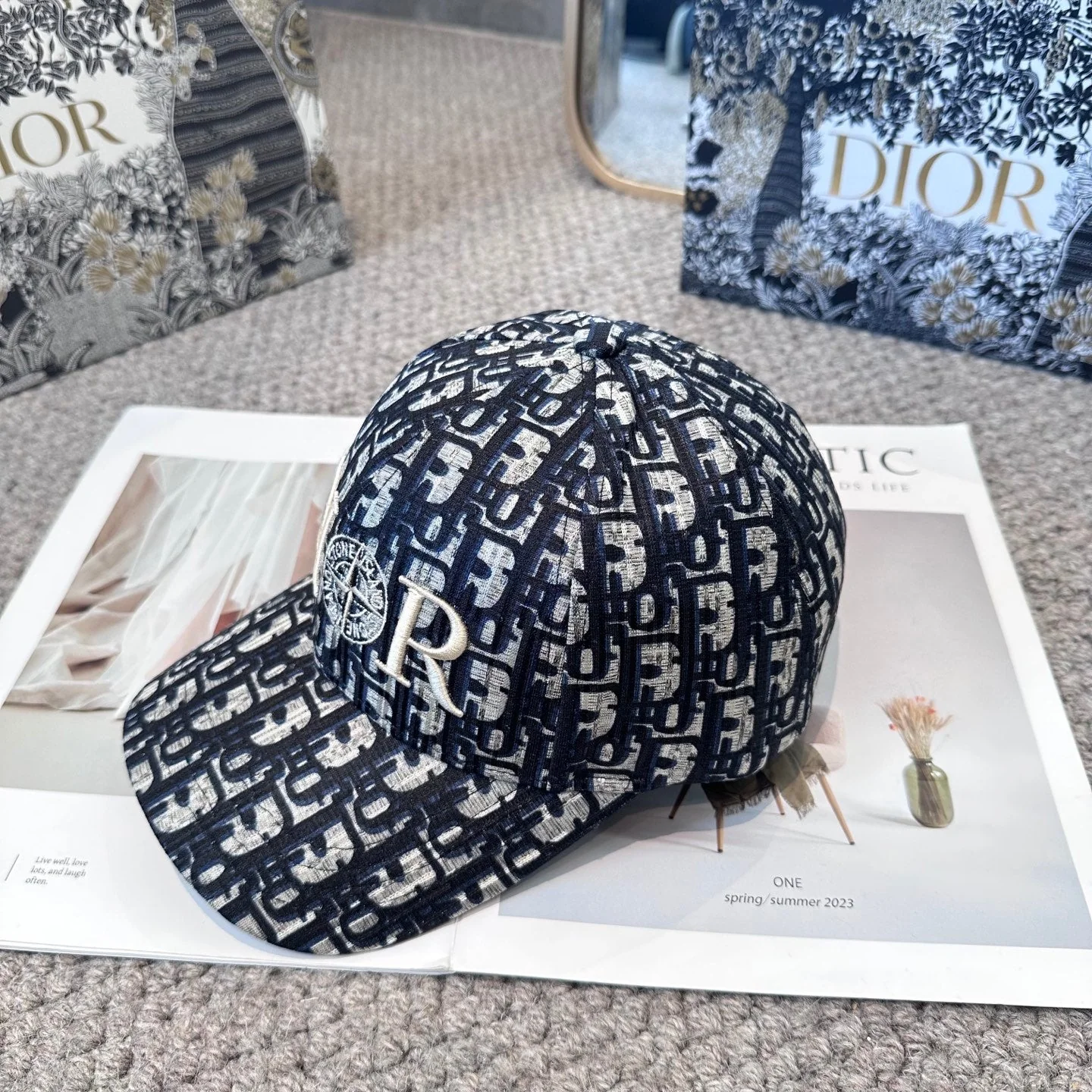 CD classic distressed baseball cap