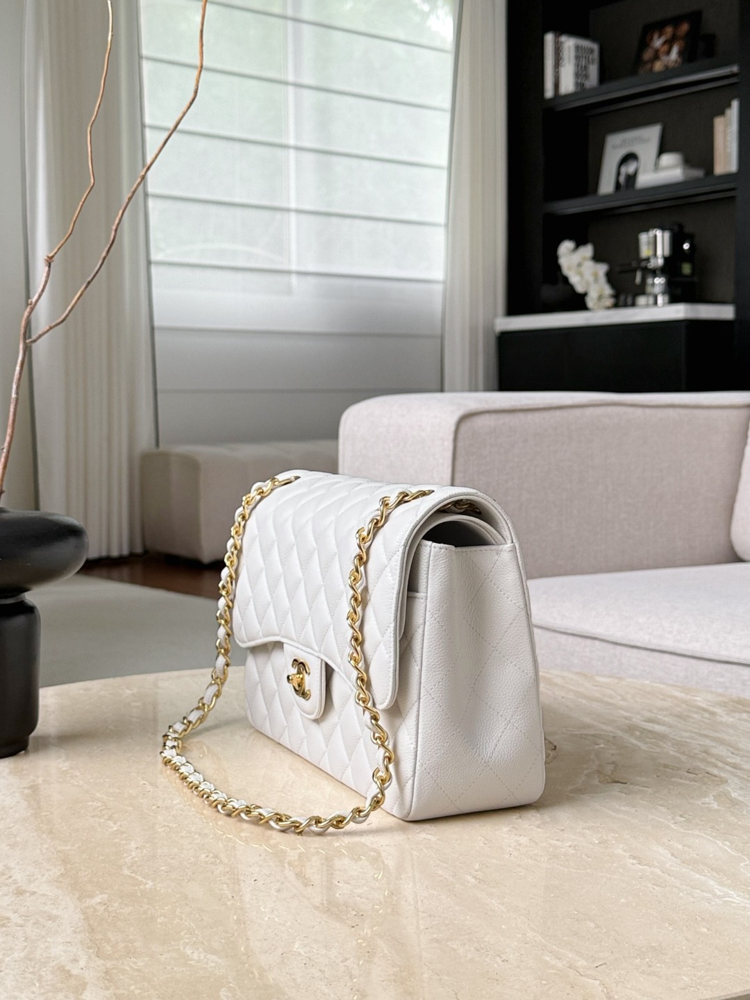 Chan cf30 chain shoulder bag