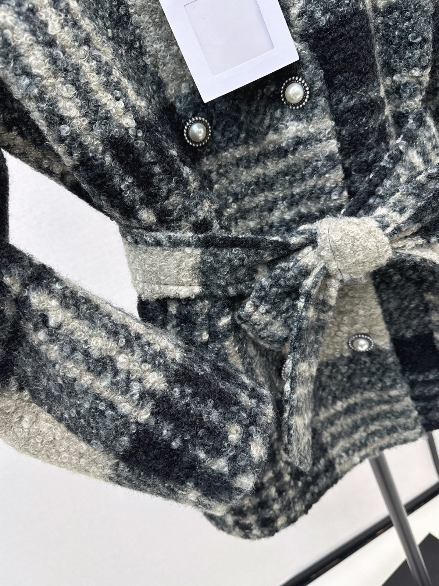 Chan 25fw belted jacket