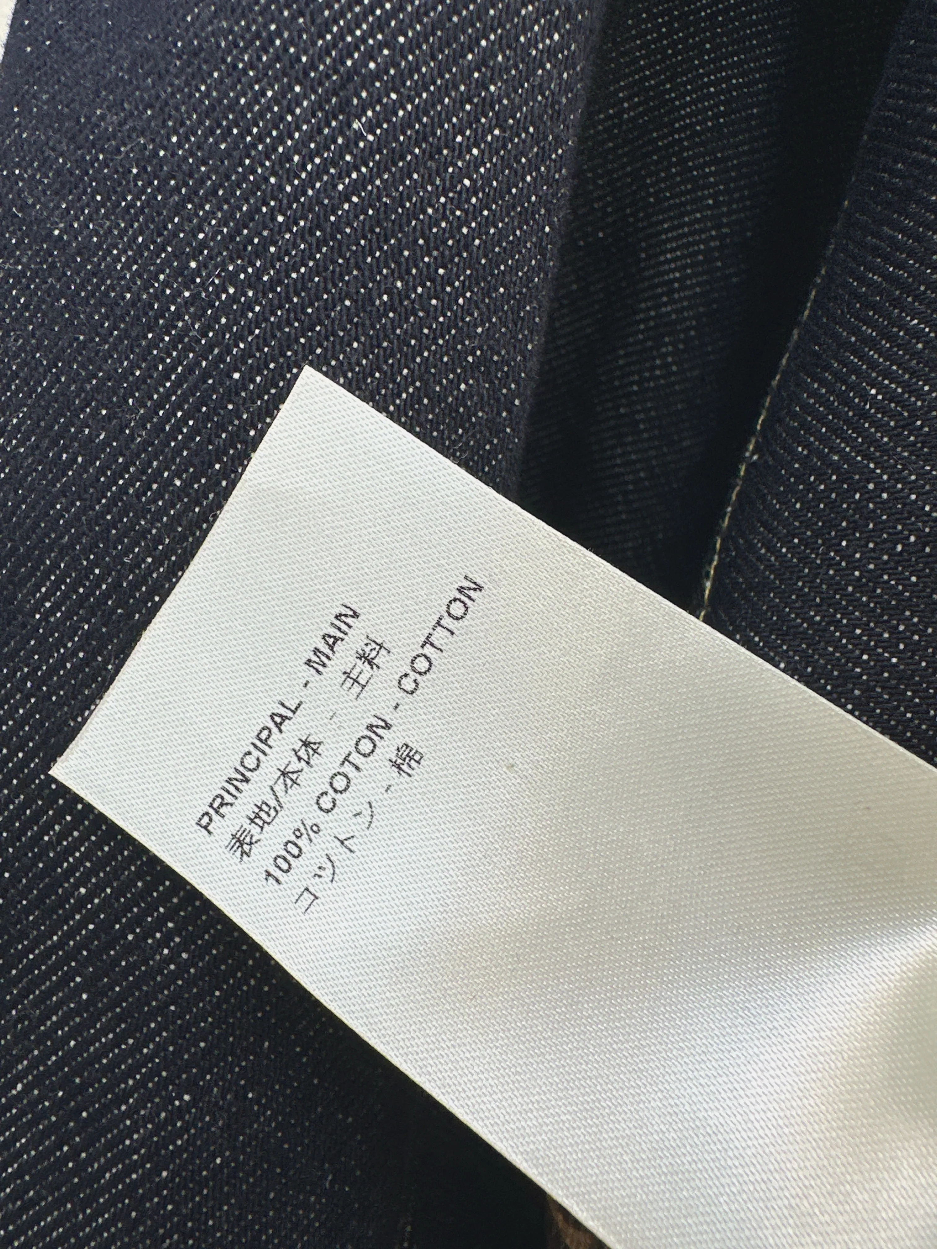 Louis 26ss A-line denim skirts