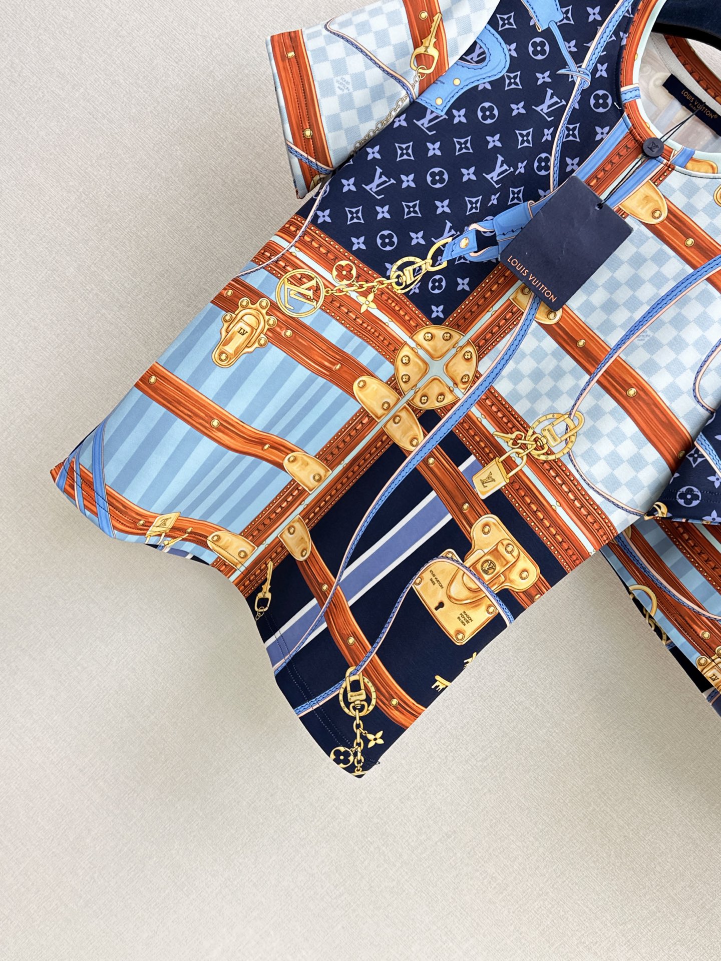 Loui 26ss print monogram suit