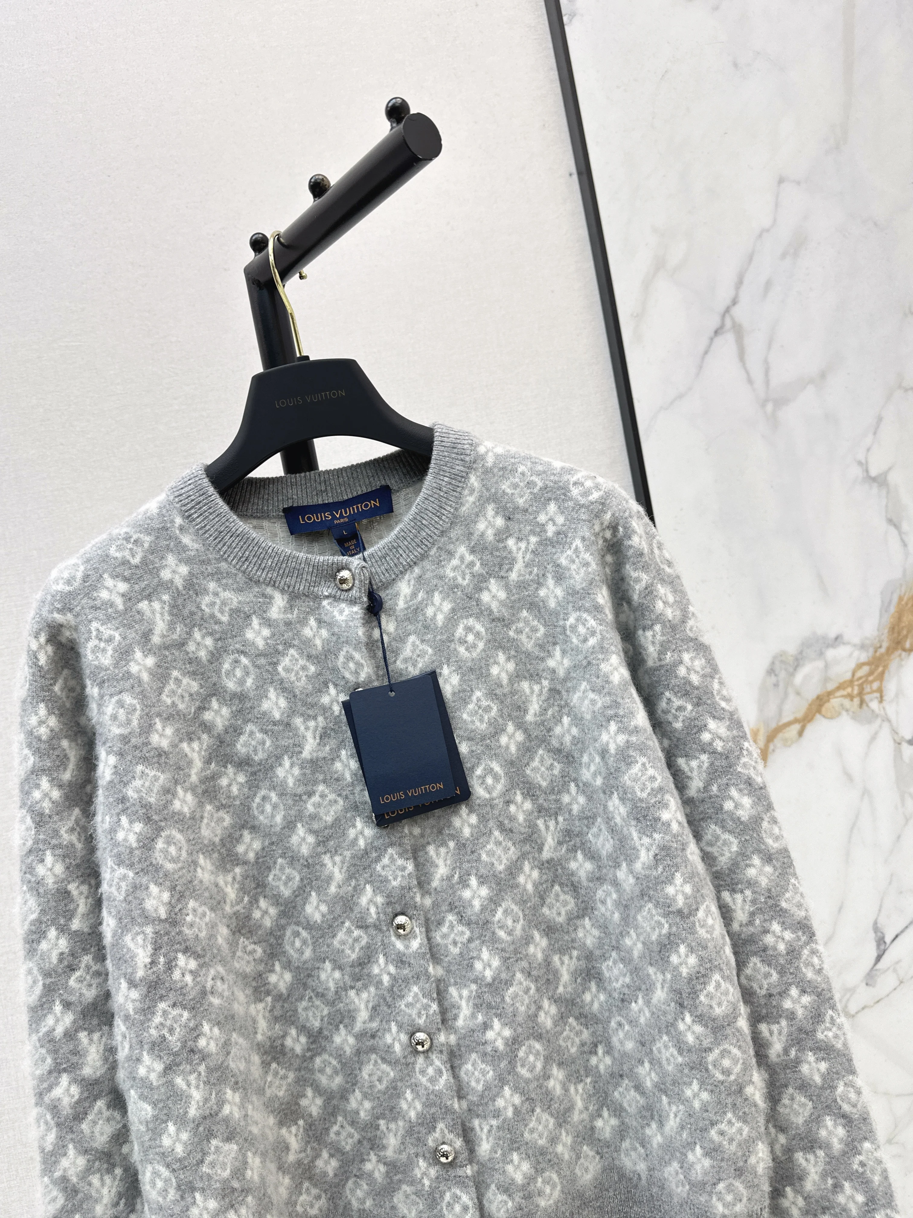 Louis 26ss jacquard cardigan