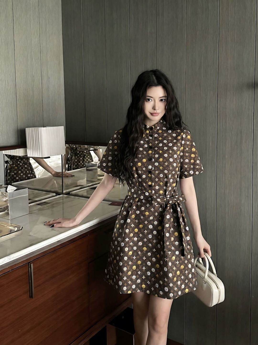 Loui 26ss print dress