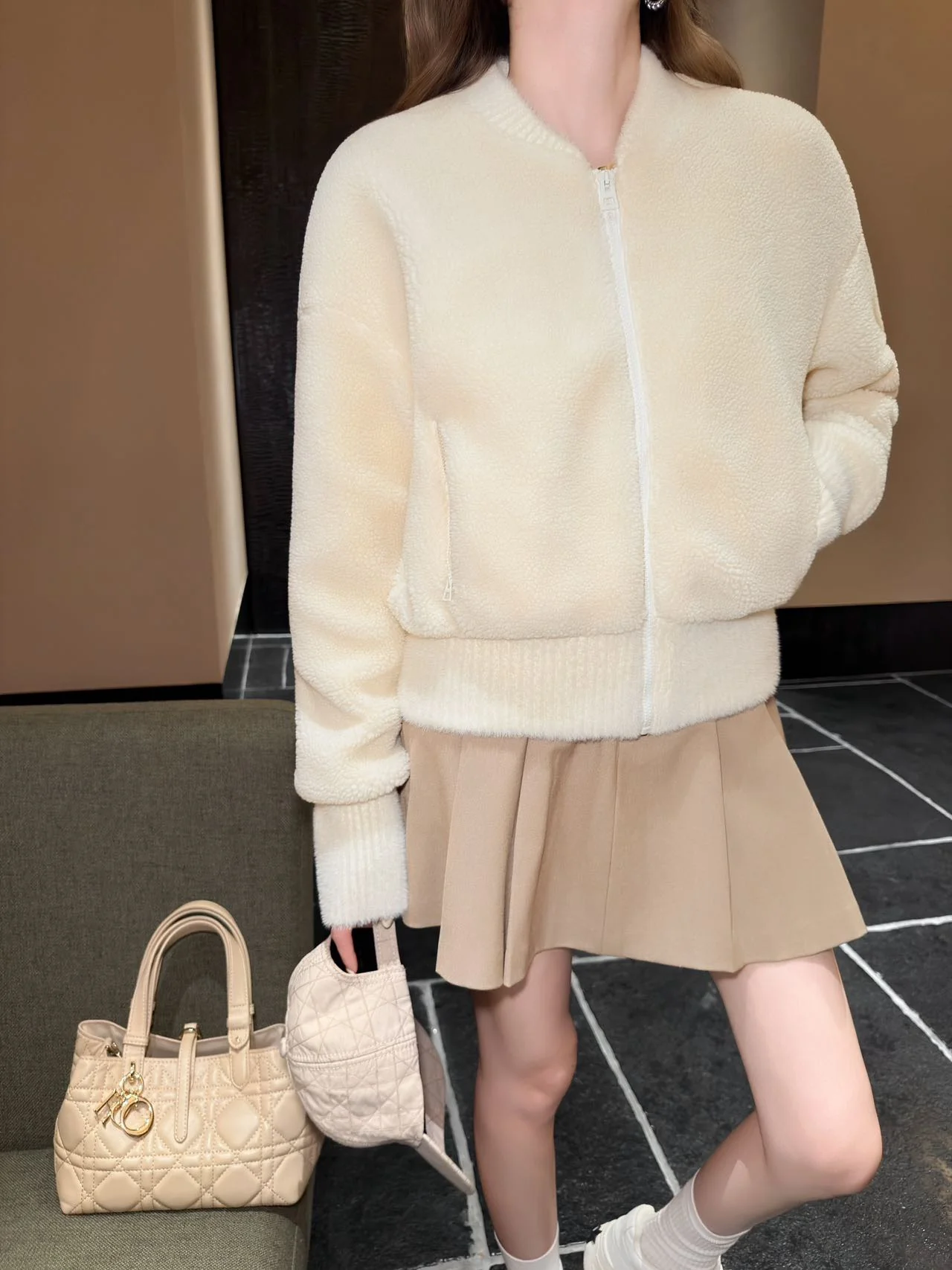 CD 25fw fleece jacket