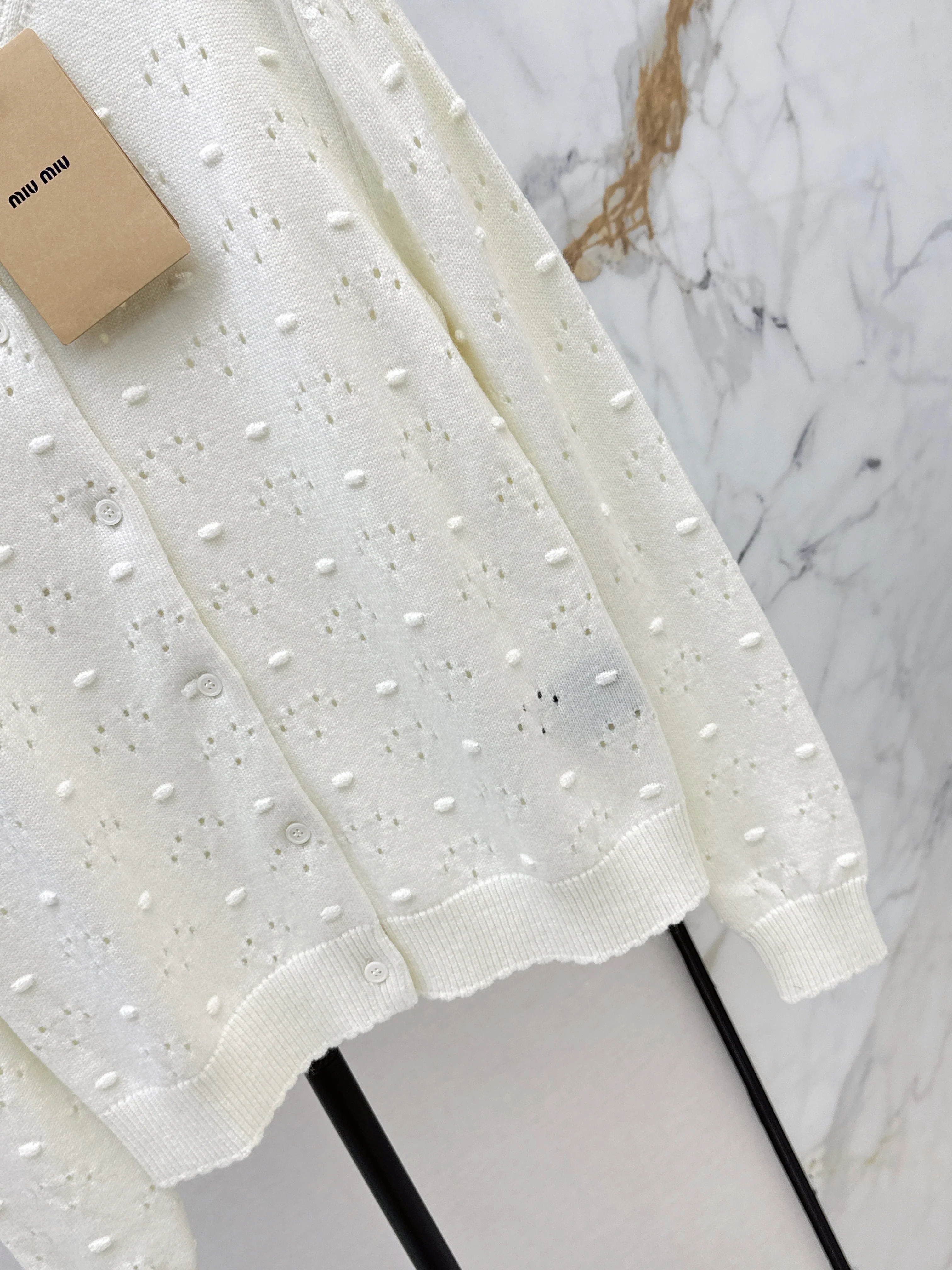 Miu 26ss knitted cardigan