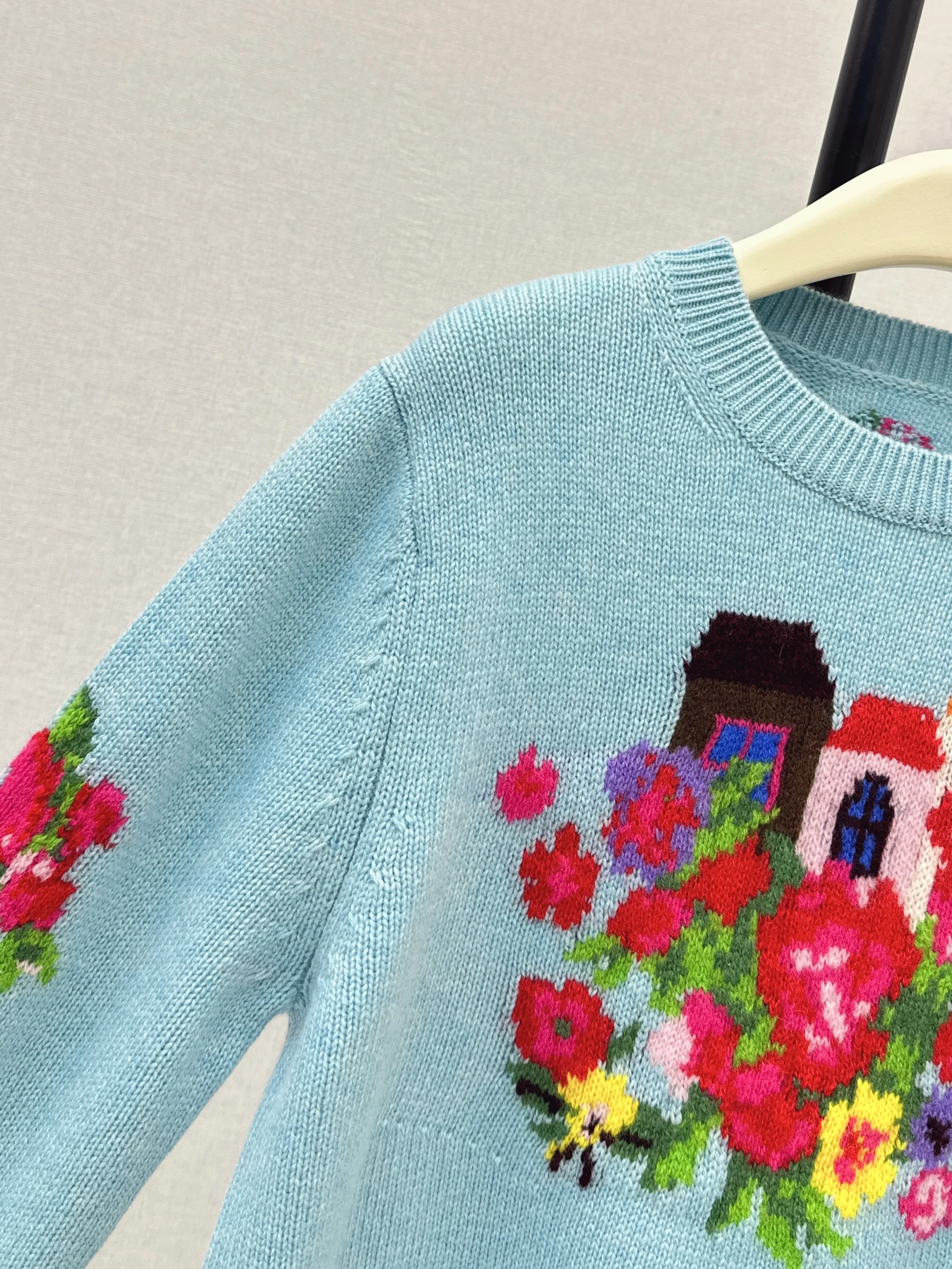 Erdo 26ss intarsia cashmere